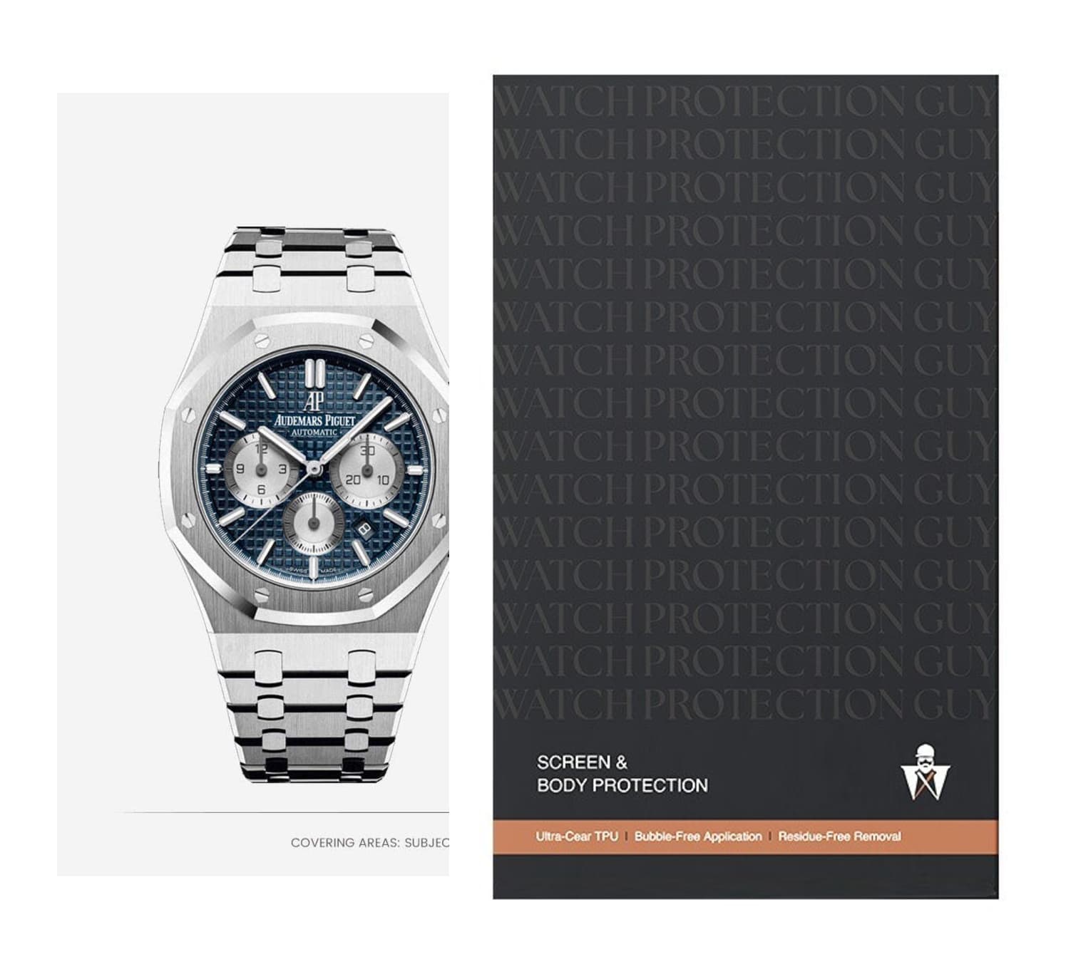 Audemars Piguet Royal Oak Chronograph 26331ST, protection film kit
