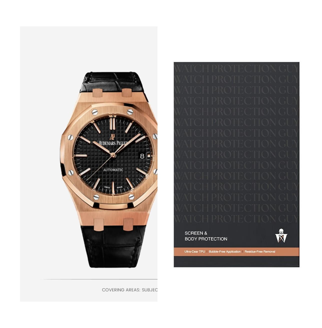 Audemars Piguet Royal Oak Selfwinding 37 15450OR, protection film kit
