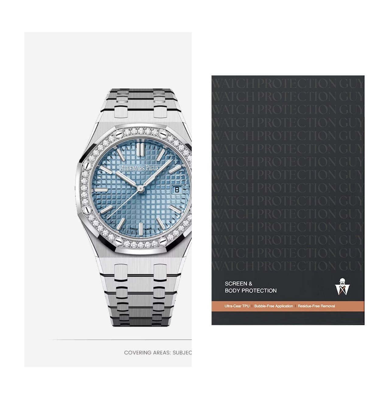 Audemars Piguet Royal Oak 34 77451ST, protection film kit