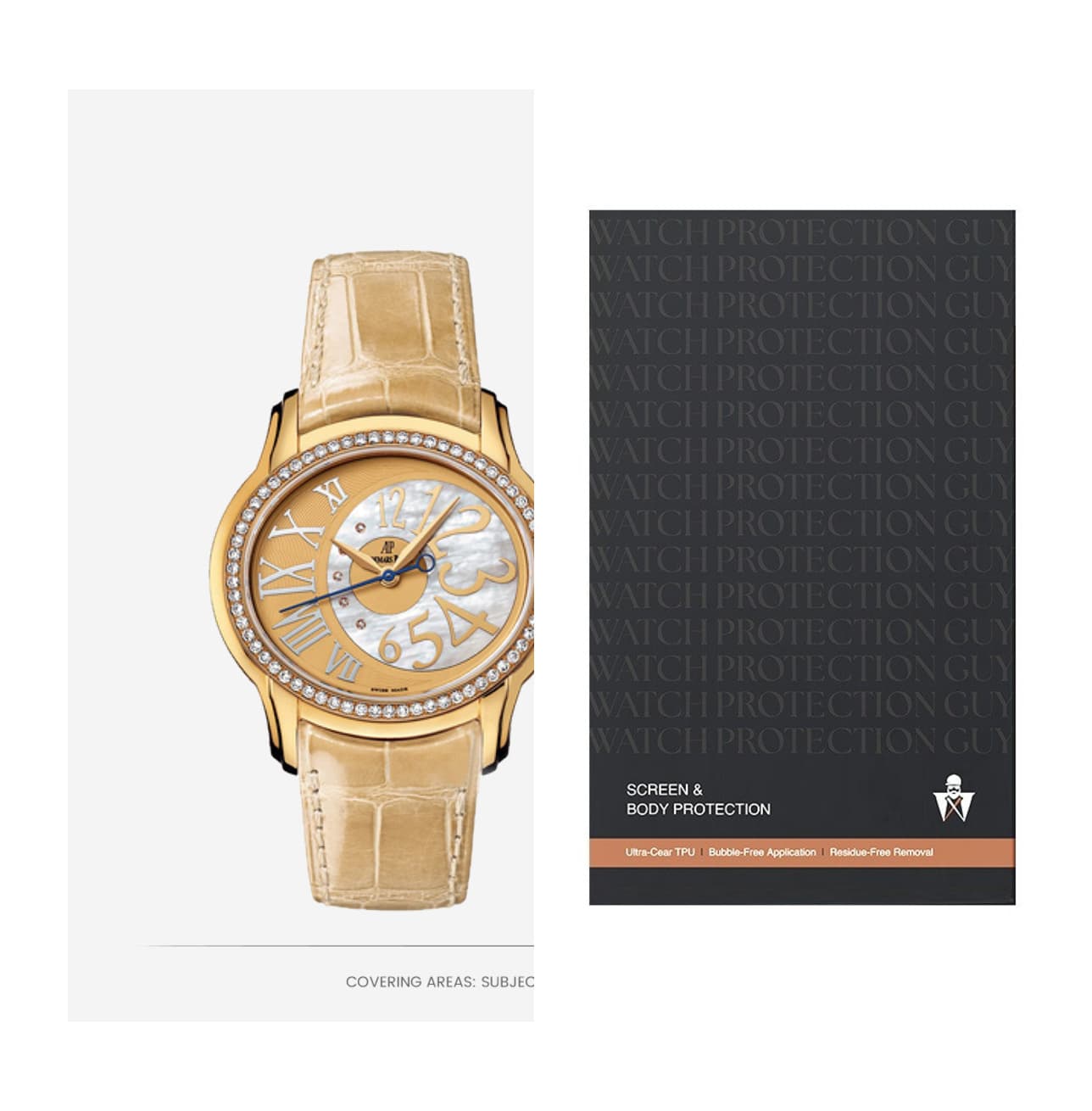 Audemars Piguet Millenary Ladies 39.5 77301BA.ZZ.D097CR.01, protection film kit