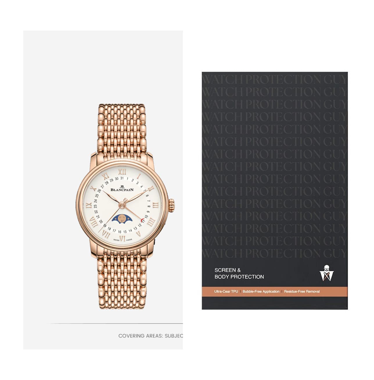 Blancpain Villeret 6126-3642-MMB, protection film kit