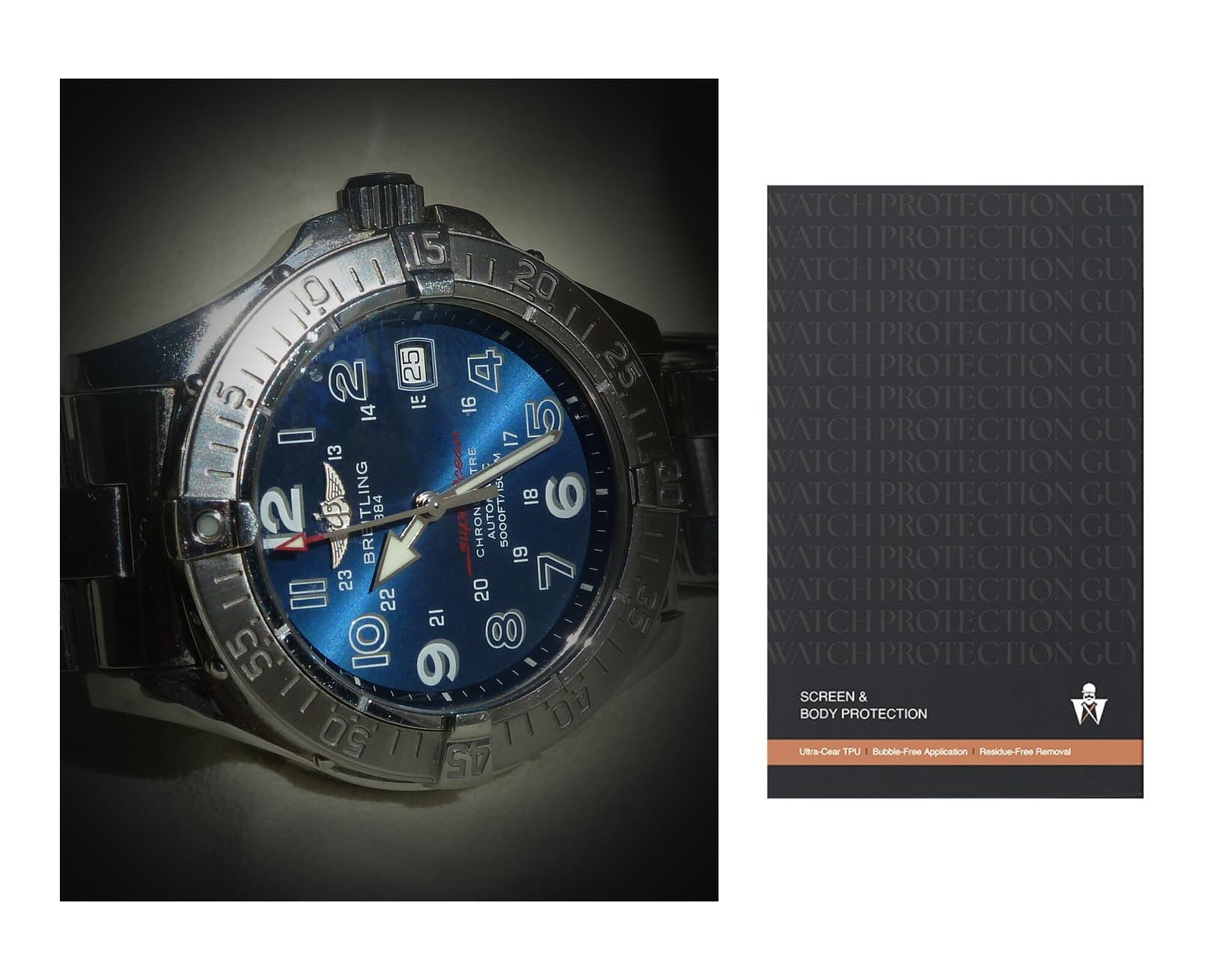 Breitling Superocean 42 A17375211B1A1, protection film kit