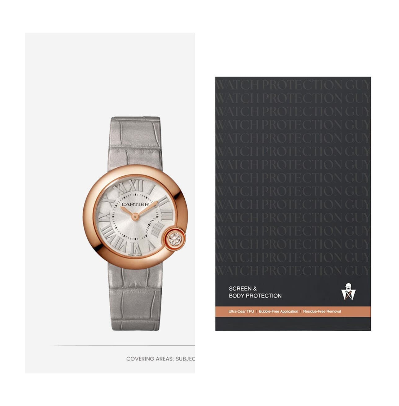Cartier Ballon Blanc de Cartier 30 WGBL0005 , protection film kit