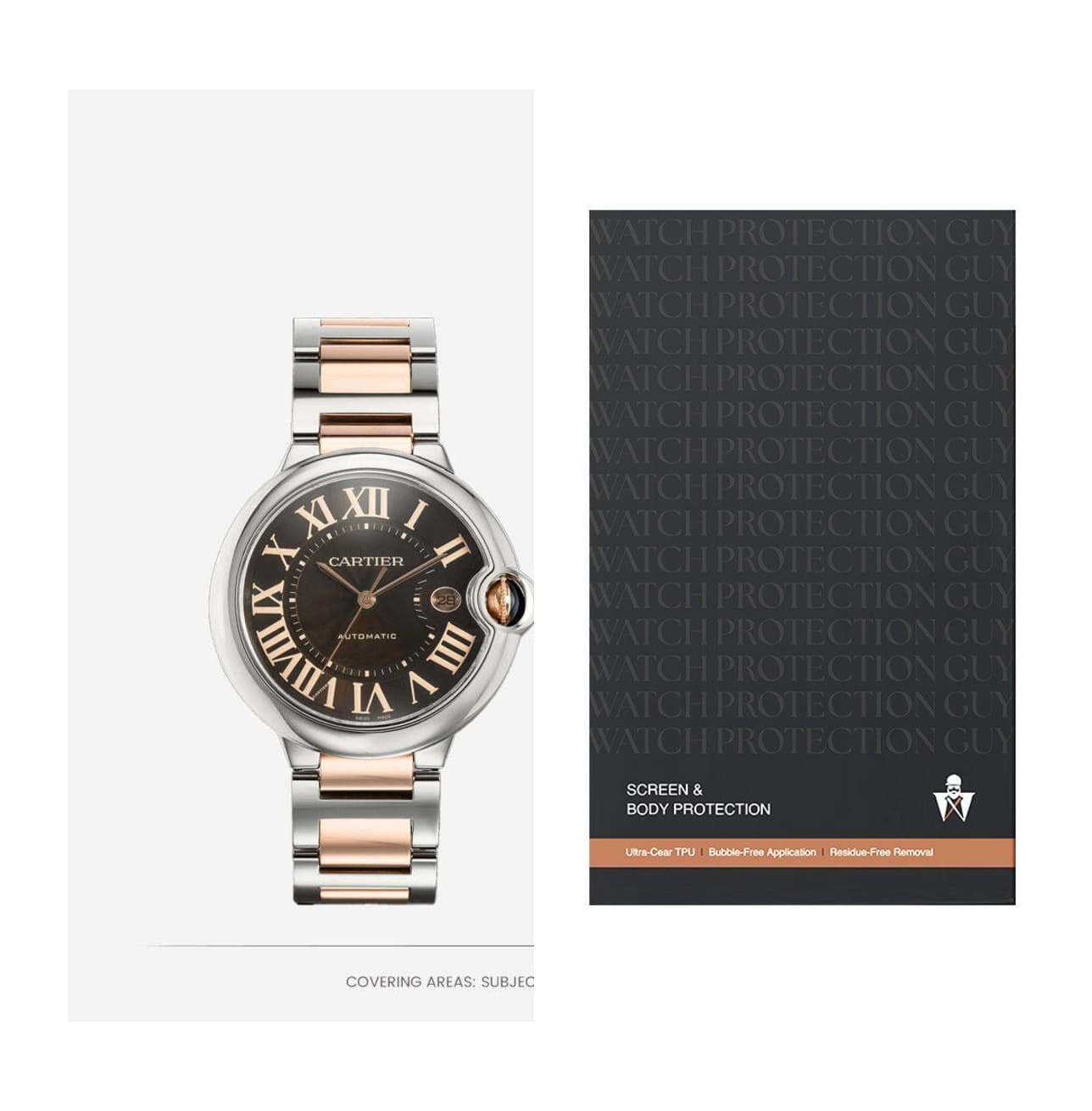 Cartier Ballon Bleu 42 W6920032, protection film kit