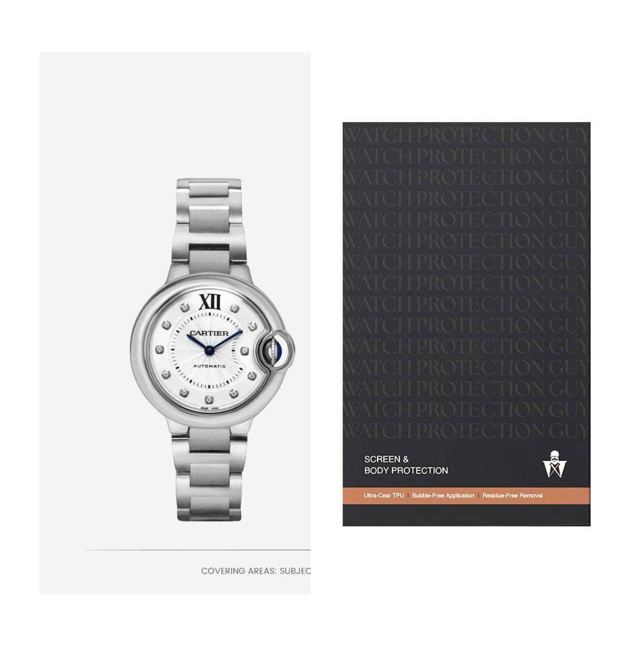 Cartier Ballon Bleu 33 WE902074, protection film kit