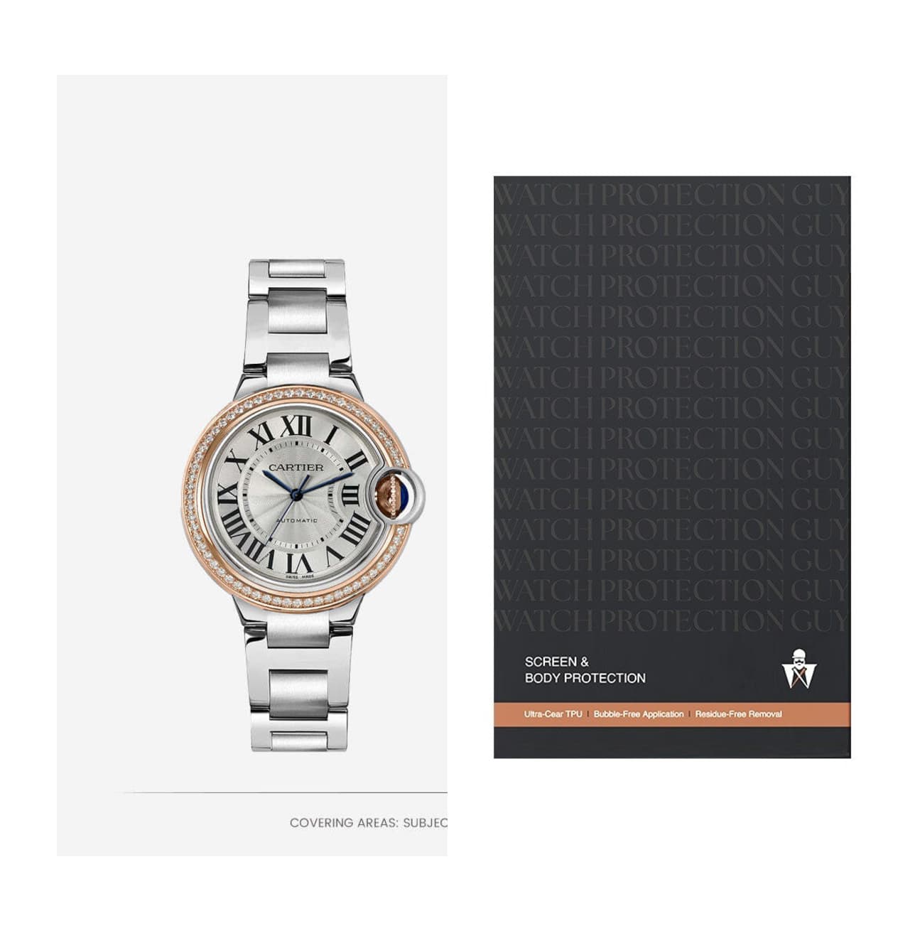 Cartier Ballon Bleu 33 WE902080, protection film kit