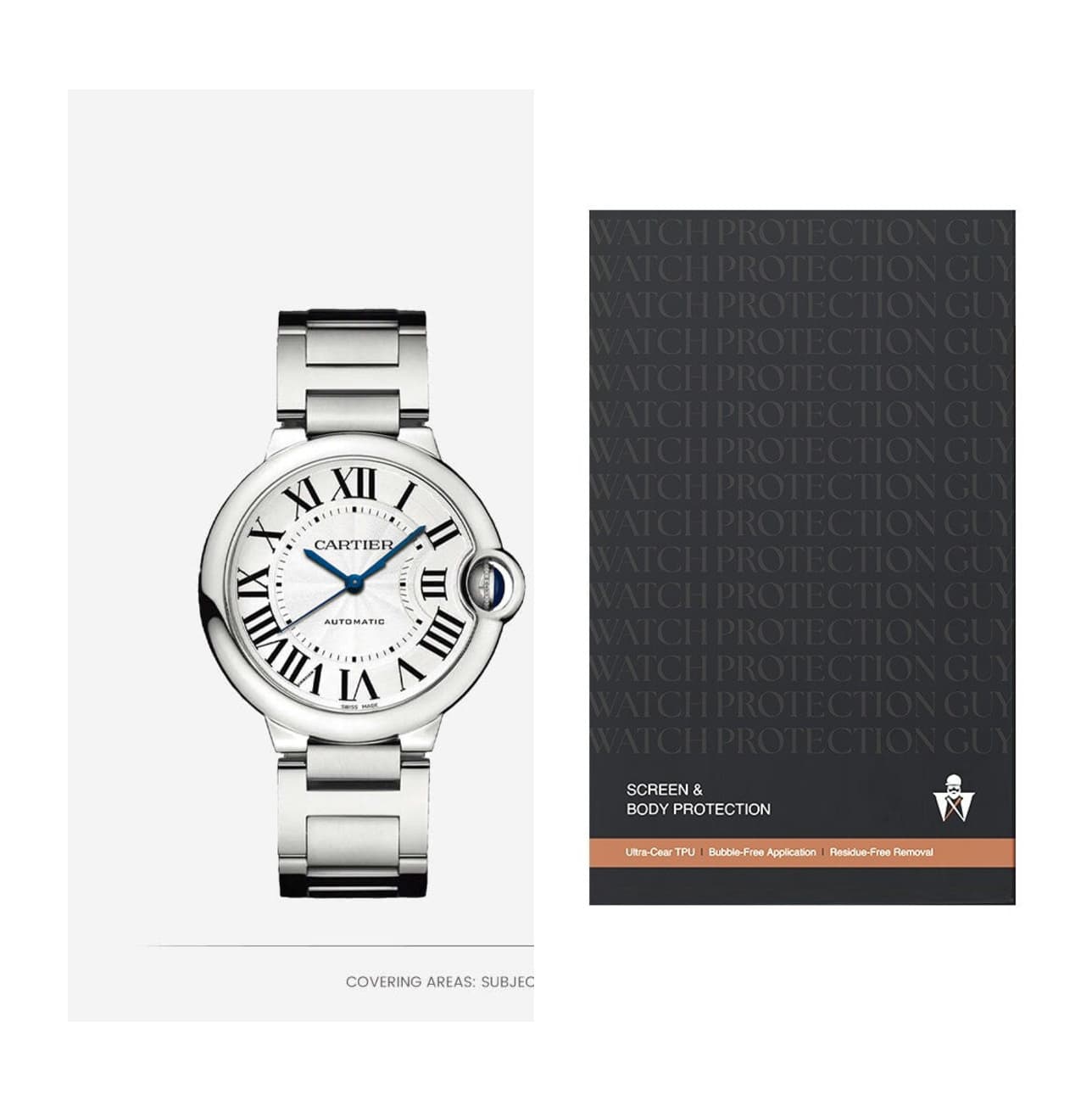 Cartier Ballon Bleu 36.6 WSBB0048 , protection film kit