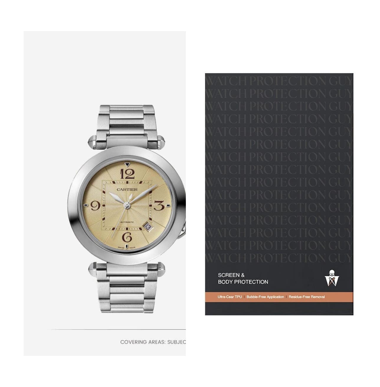 Cartier Pasha de Cartier 41 WSPA0033 , protection film kit