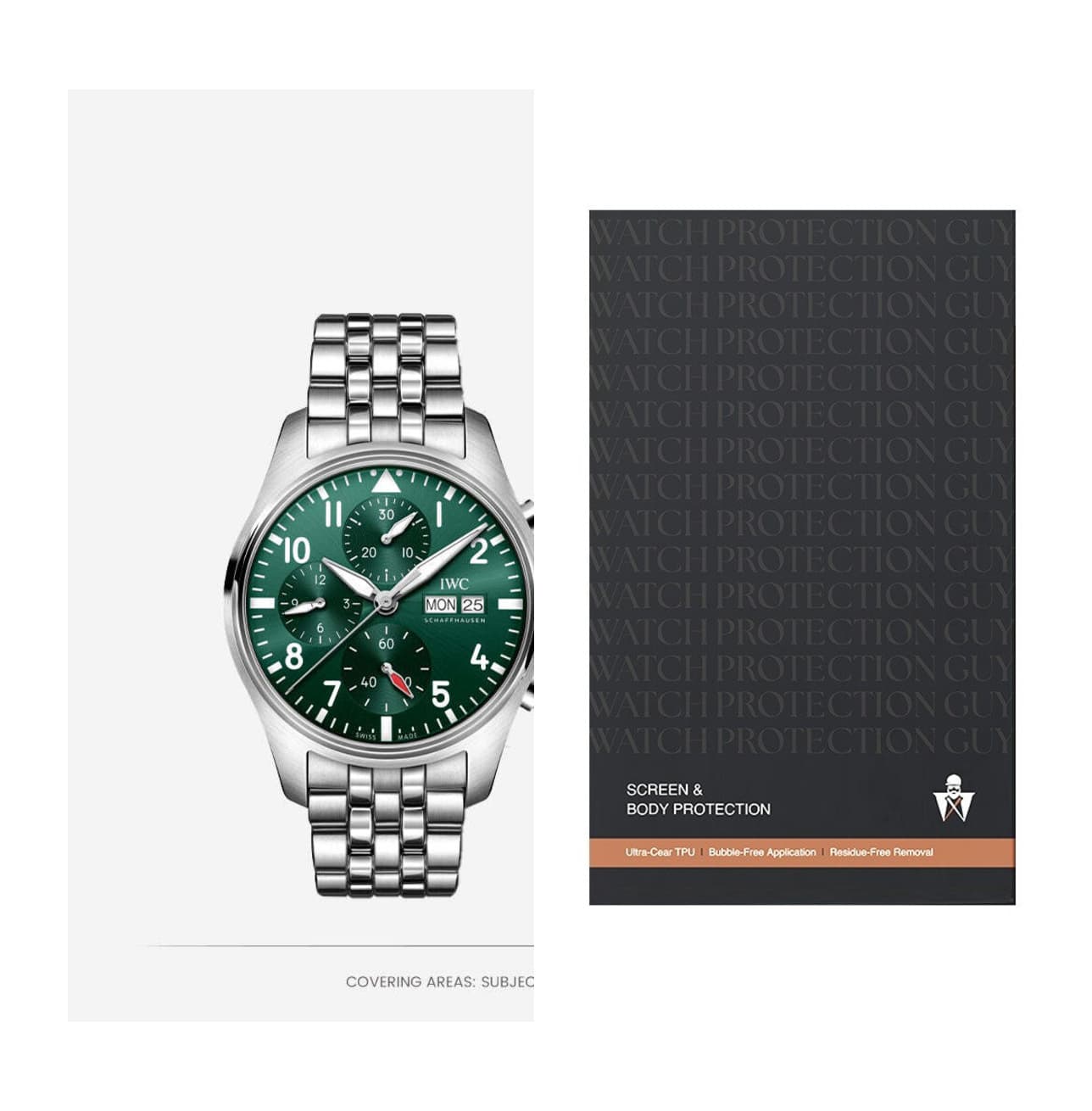 IWC Pilot’s Watch 41 IW388104, protection film kit