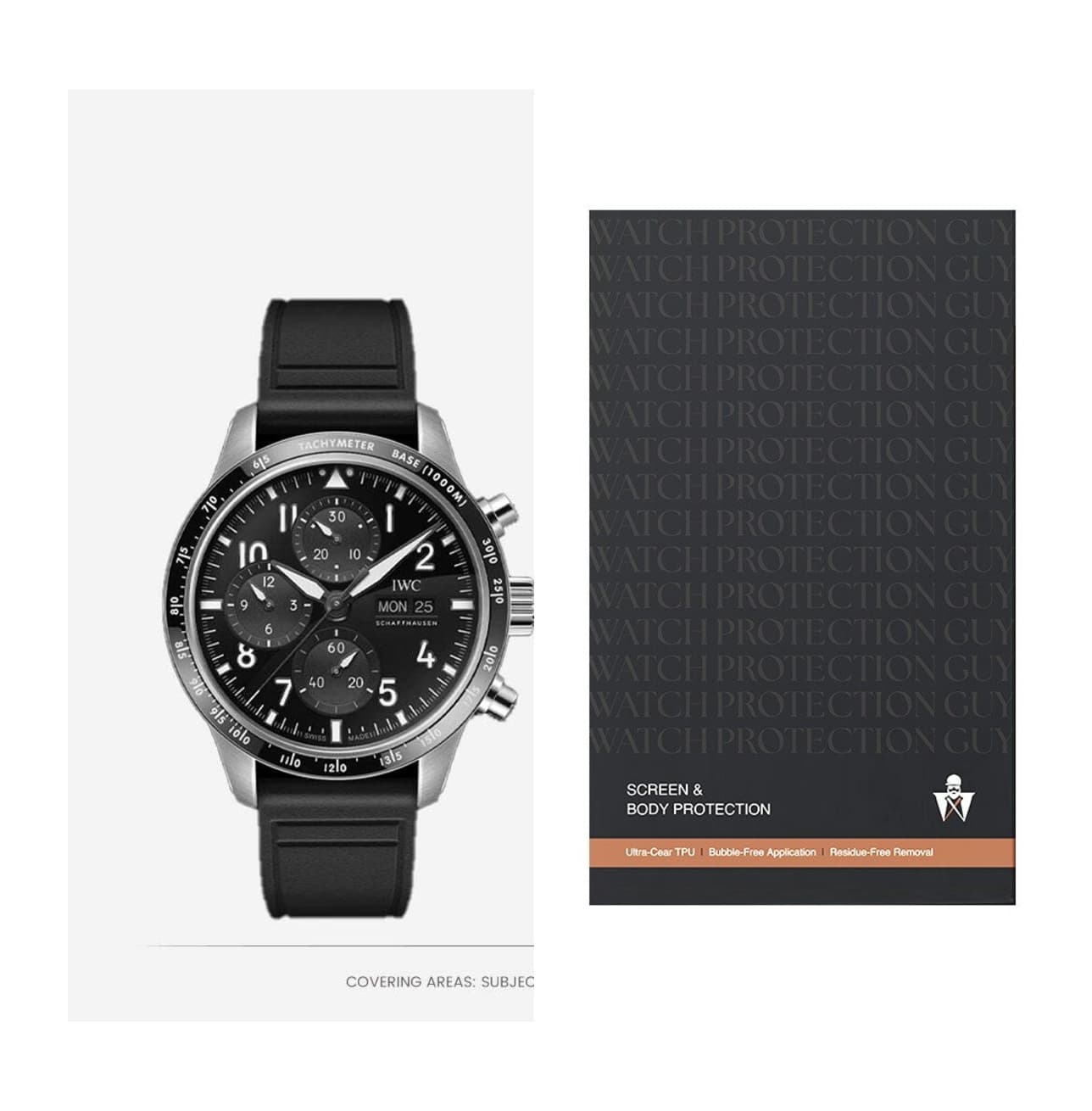 IWC Pilot’s Watch 41.1 IW388305, protection film kit