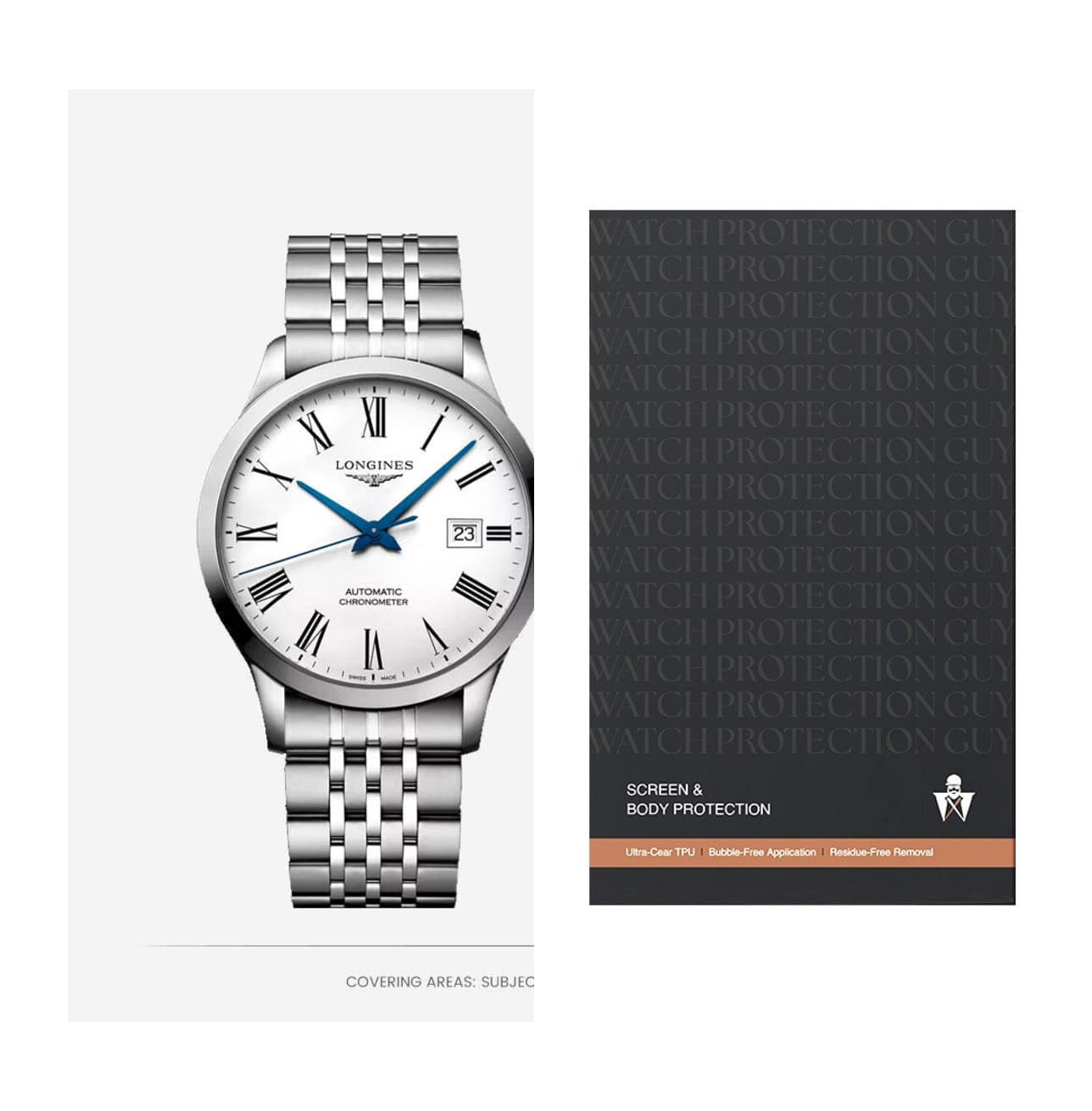 Longines Classic 40 L2. 821.4.11.6, protection film kit