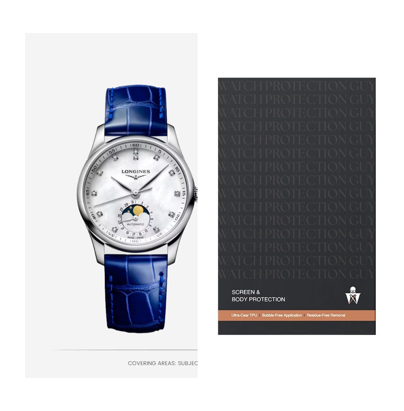 Longines Master Collection 34 L2. 409.4.87.0, protection film kit