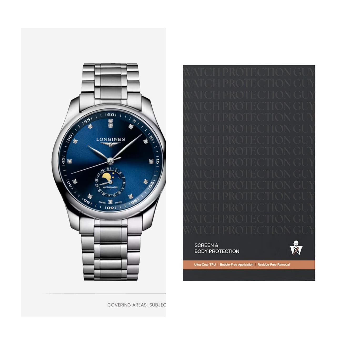 Longines Master Collection 40 L2. 909.4.97.6, protection film kit