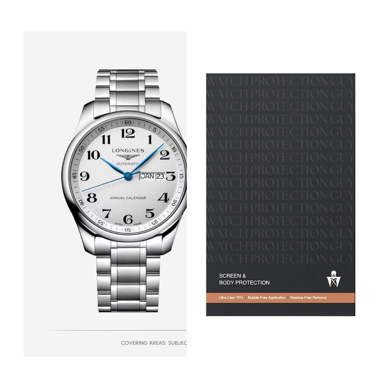 Longines Master 42 L2. 920.4.78.6, protection film kit