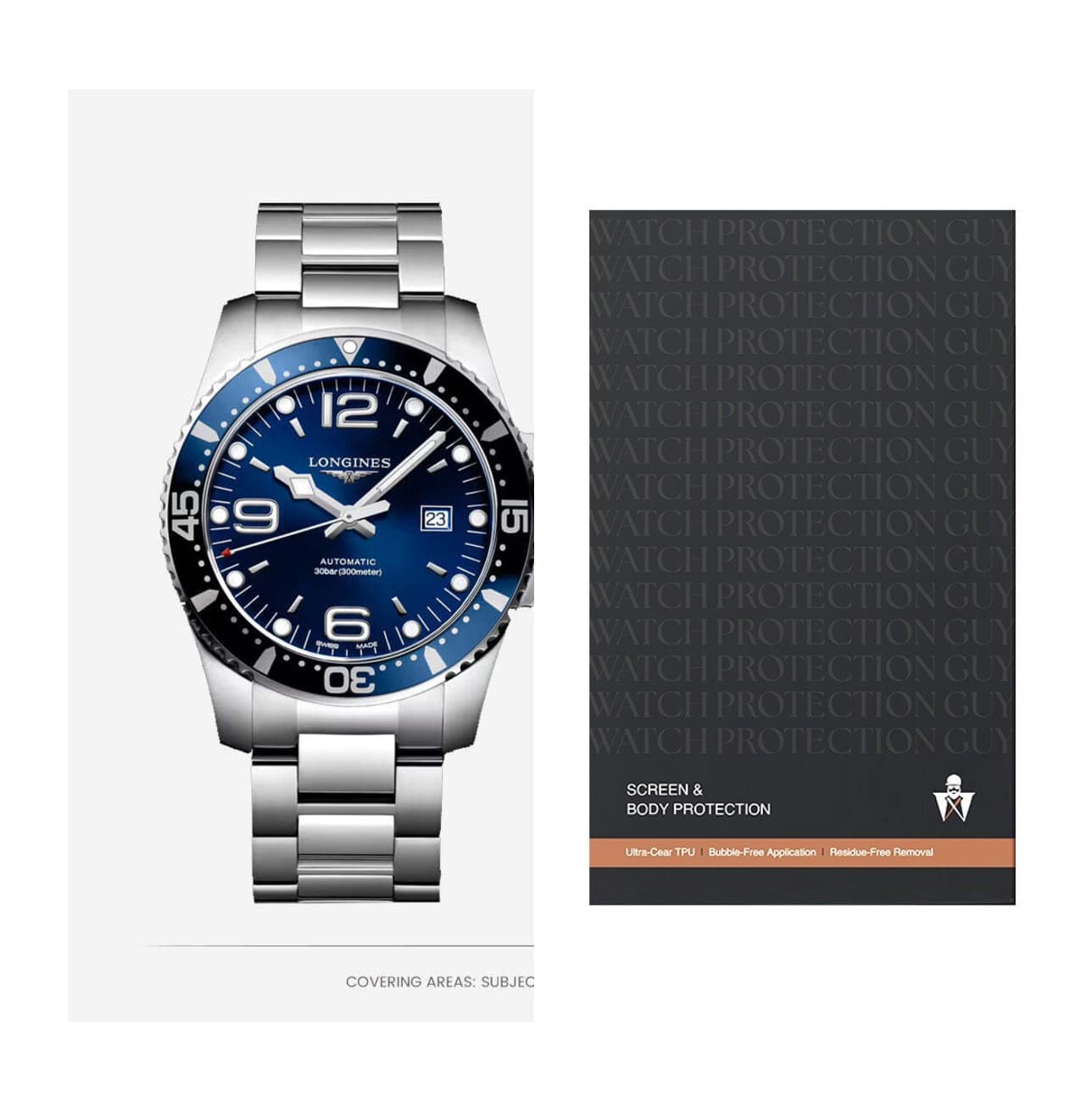 Longines Sport 44 L3. 841.4.96.6, protection film kit