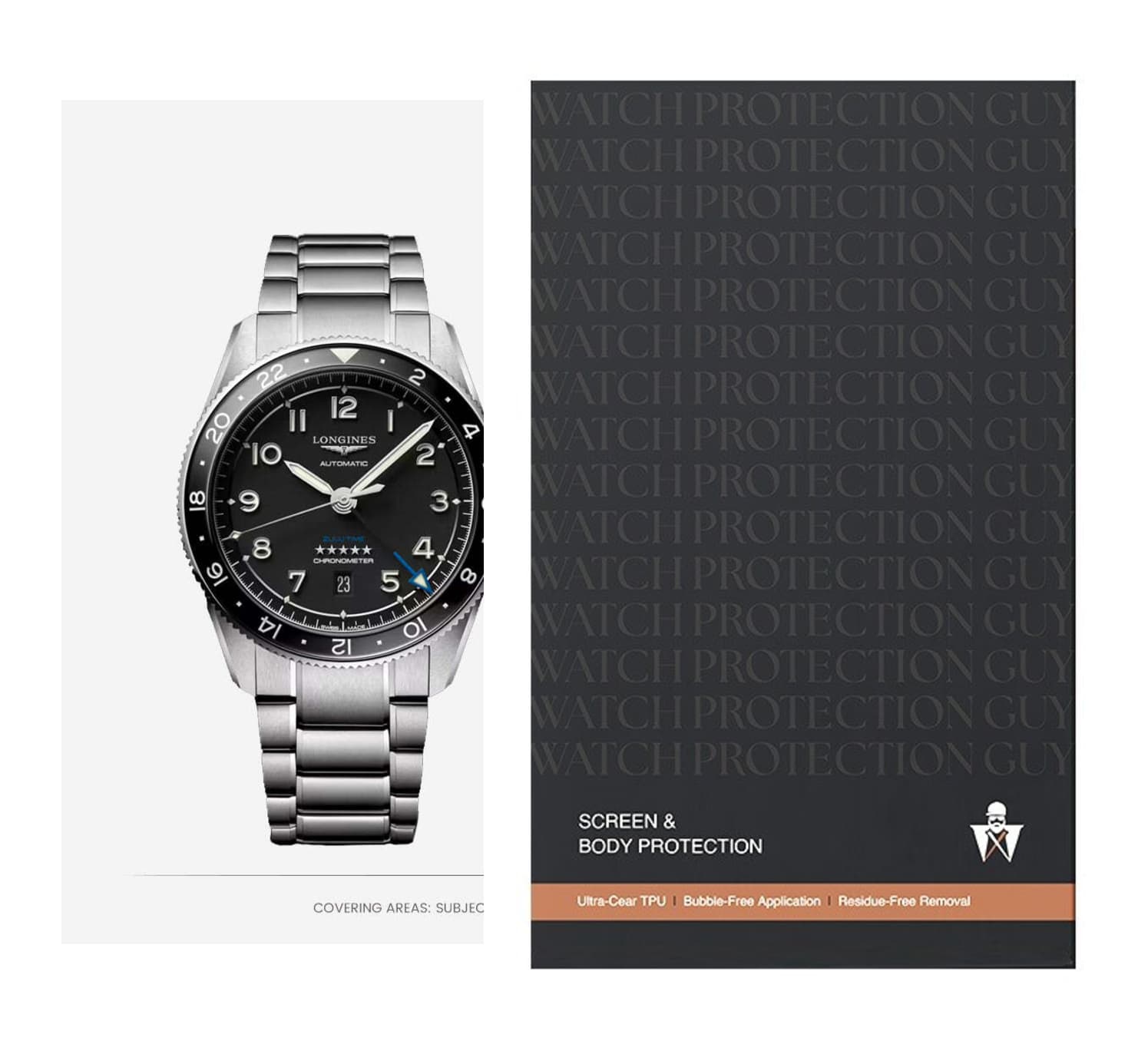Longines Spirit 42 L3.812.4.53.6, protection film kit