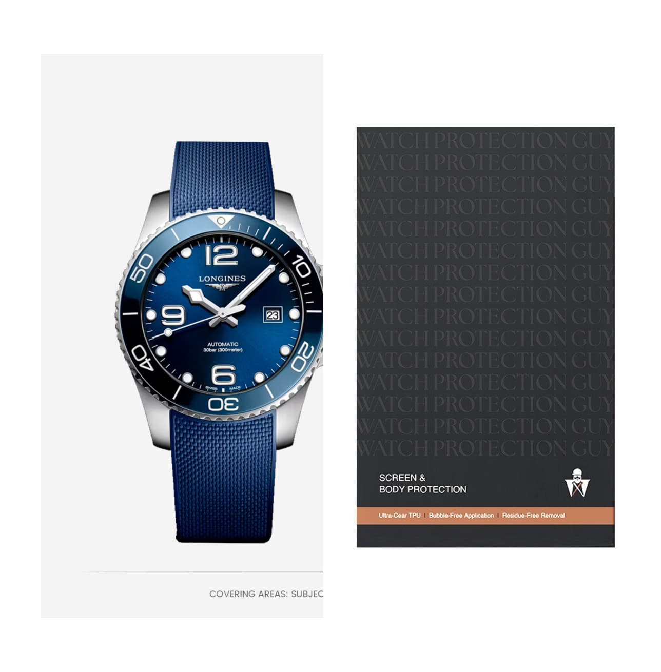 Longines Sport 43 L3. 782.4.96.9, protection film kit