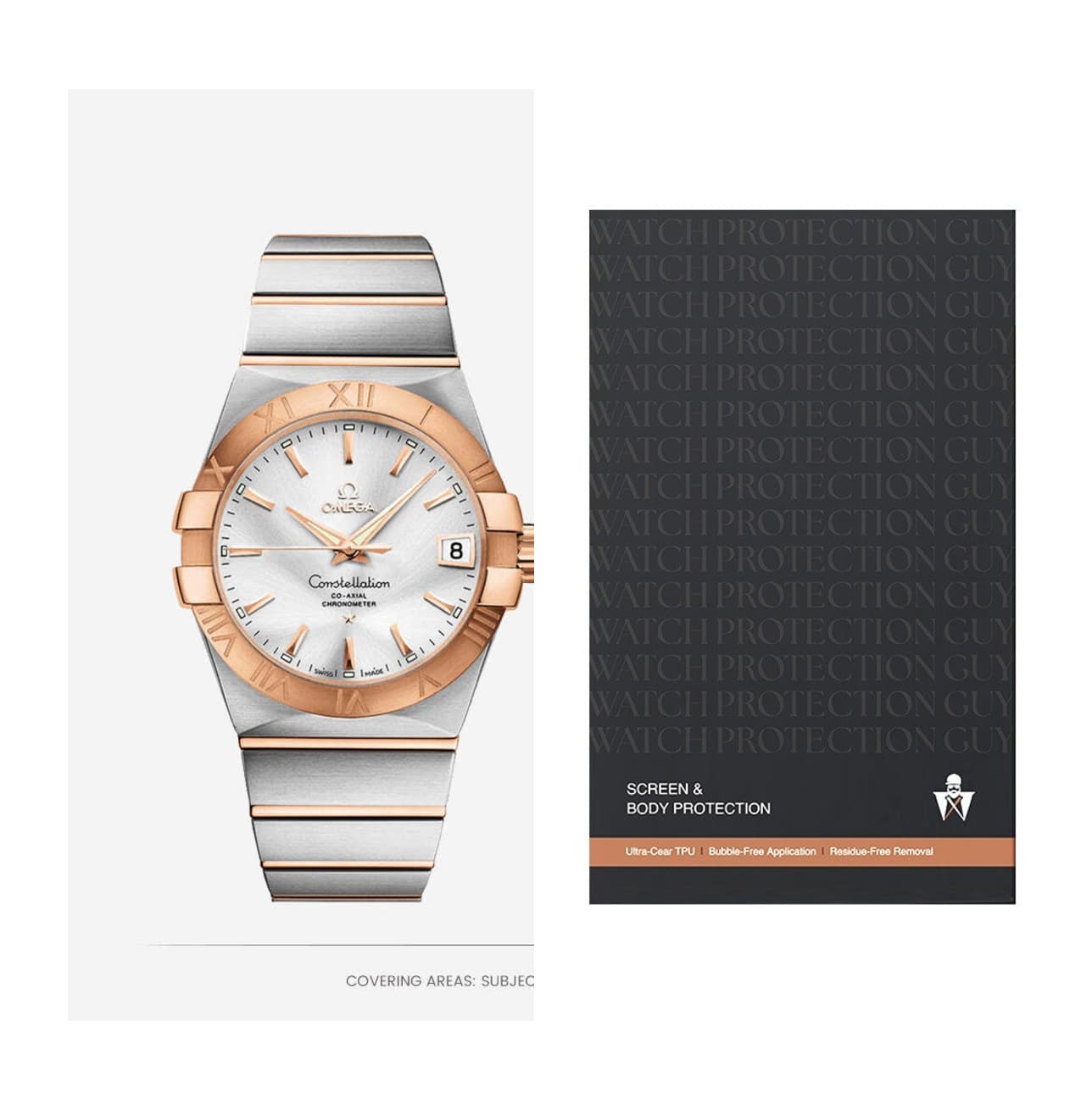 Omega Constellation 38 123.20.38.21.02.001, protection film kit