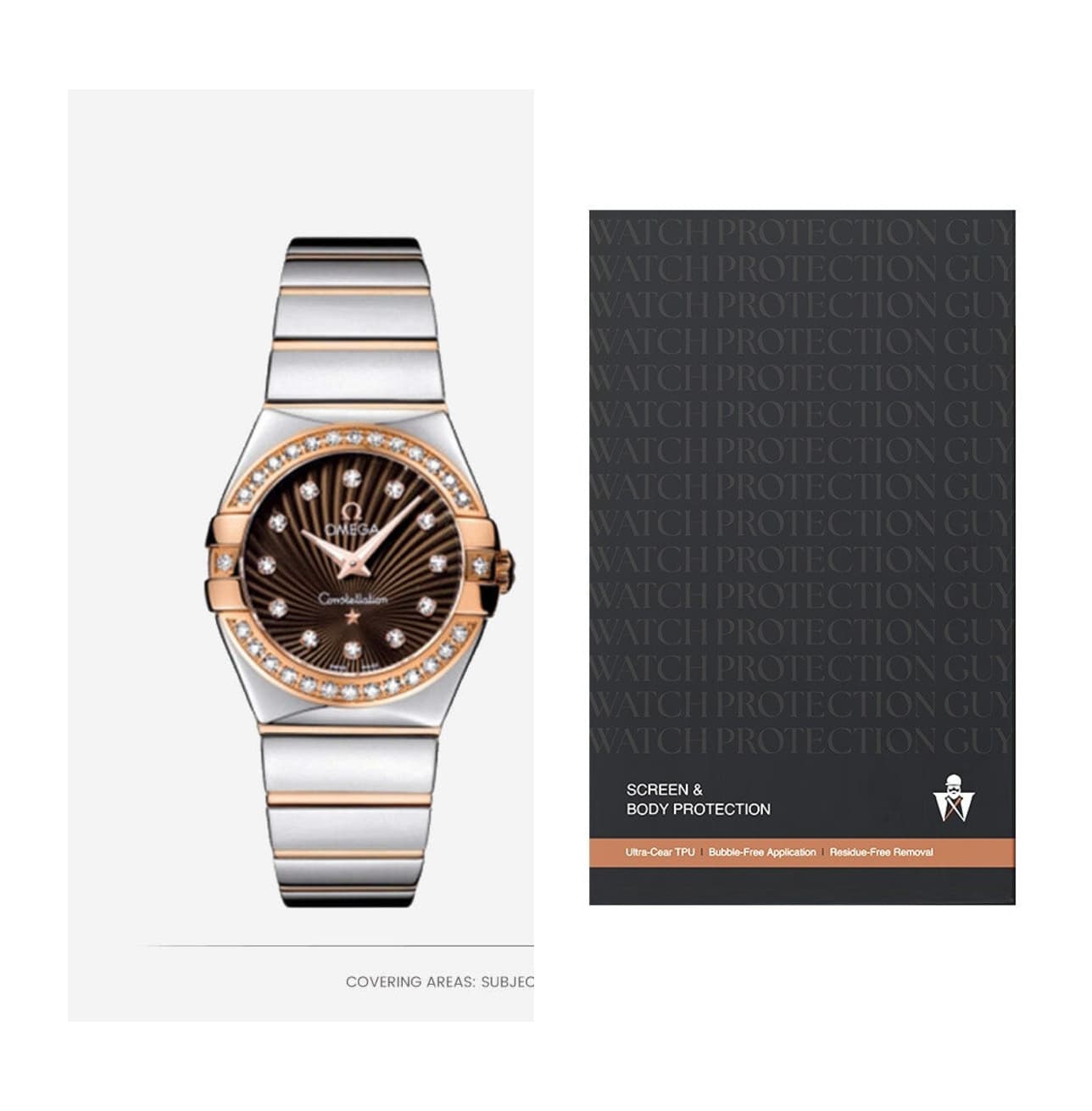 Omega Constellation 27 123.25.27.60.63.002, protection film kit
