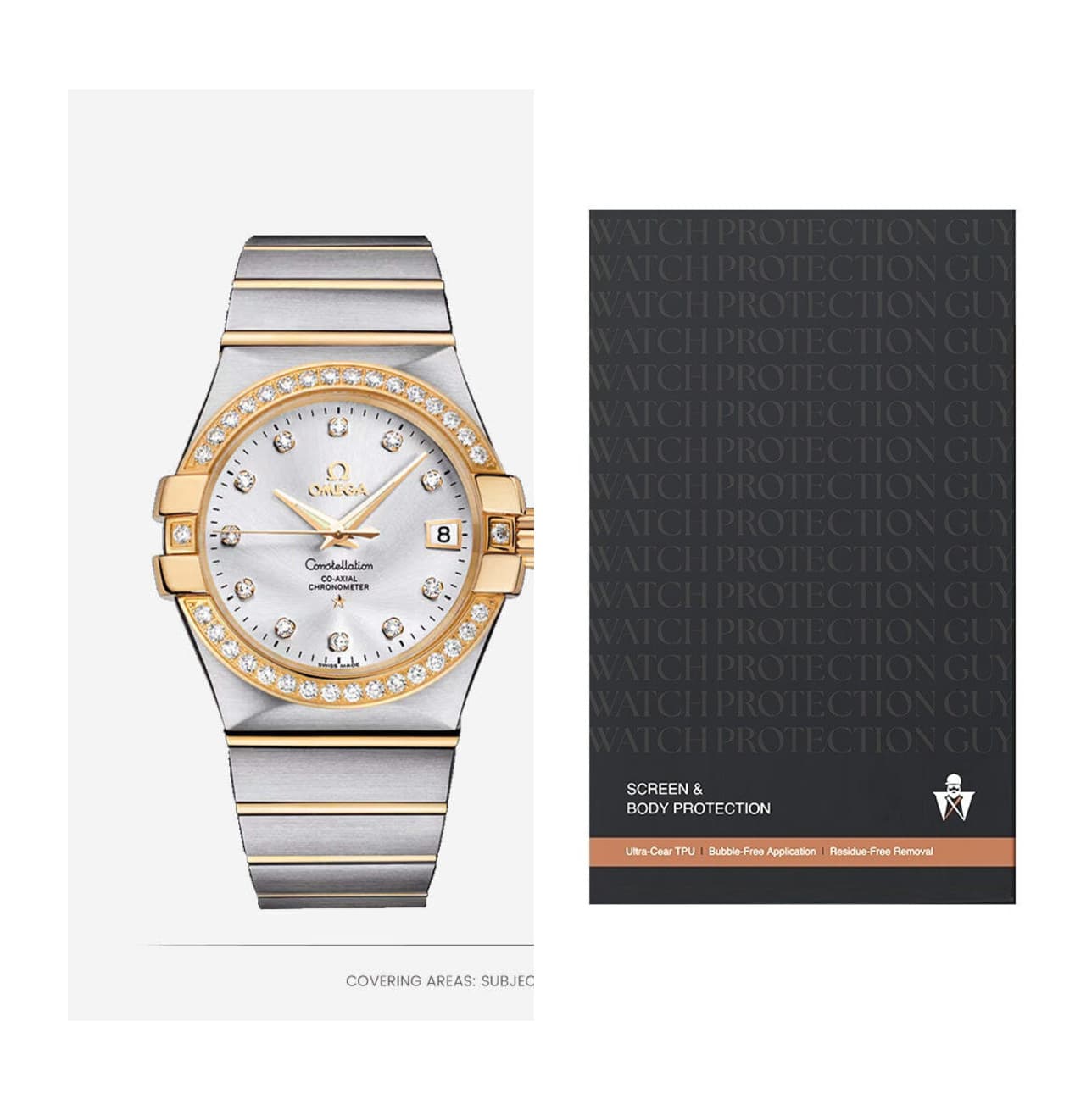 Omega Constellation 35 123.25.35.20.52.002, protection film kit