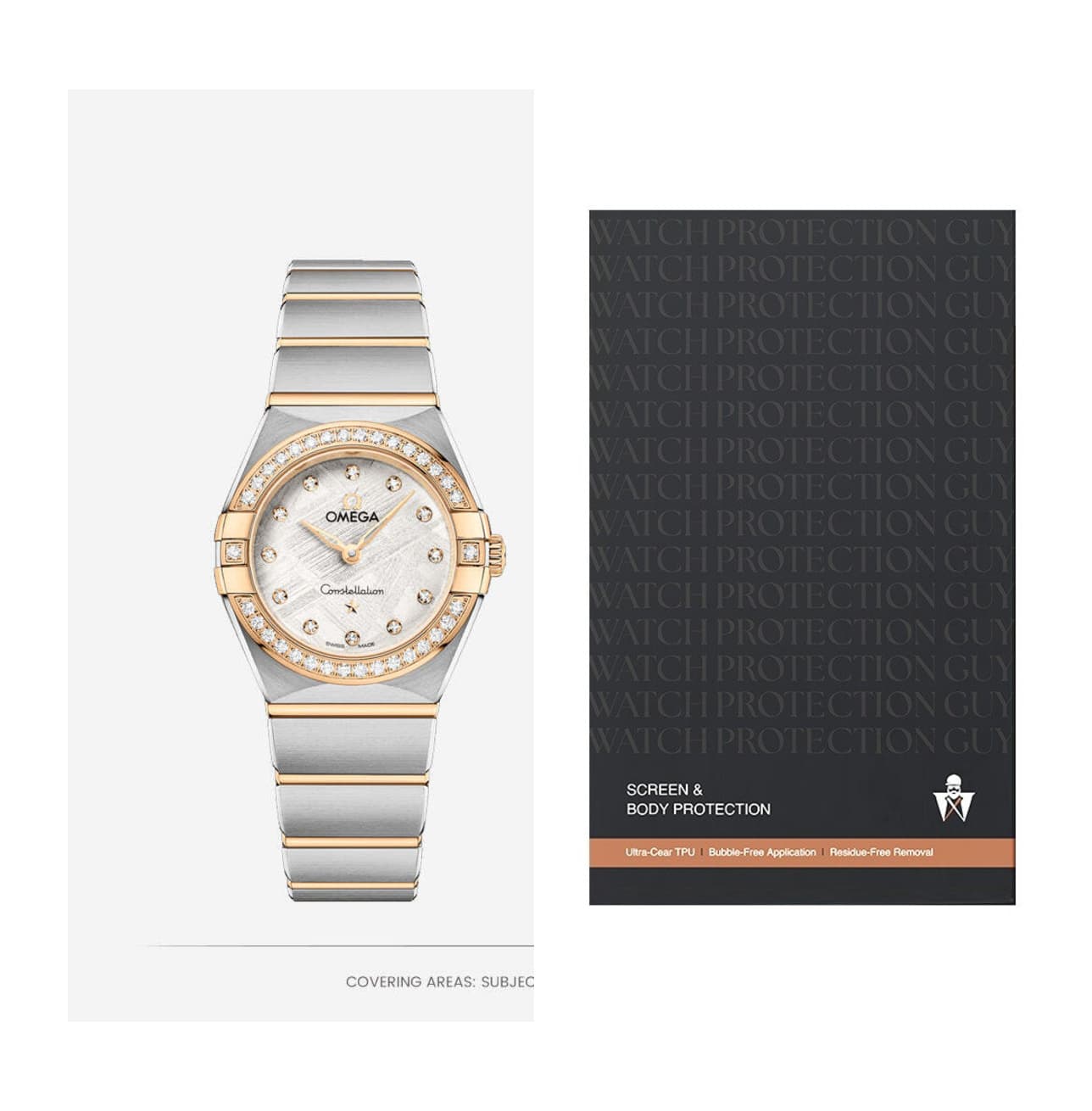 Omega Constellation 25 131.25.25.60.99.002, protection film kit