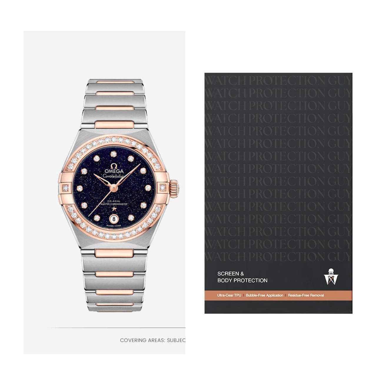 Omega Constellation 29 131.25.29.20.53.002, protection film kit