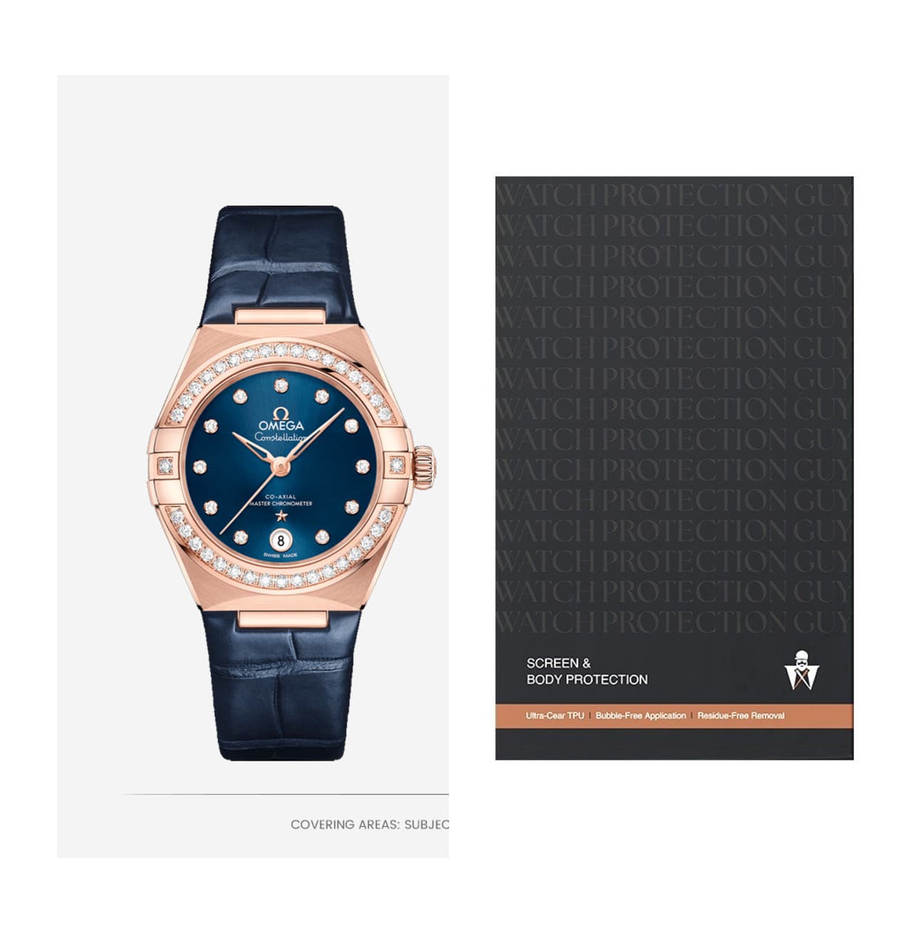 Omega Constellation 29 131.58.29.20.53.002, protection film kit