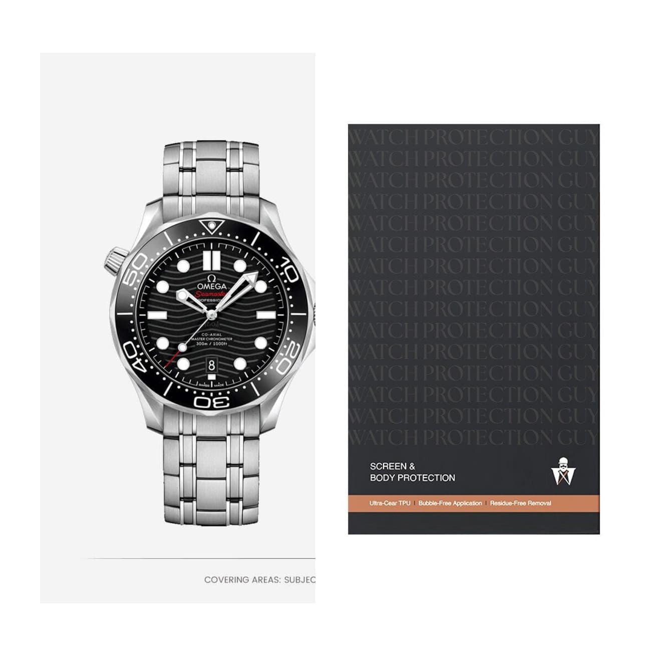 Omega Seamaster 42 210.30.42.20.01.001, protection film kit
