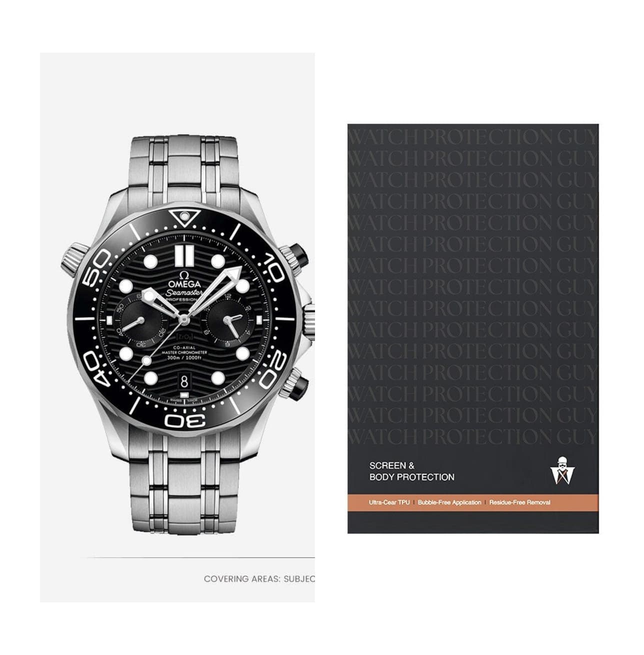 Omega Seamaster 44 210.30.44.51.01.001, protection film kit