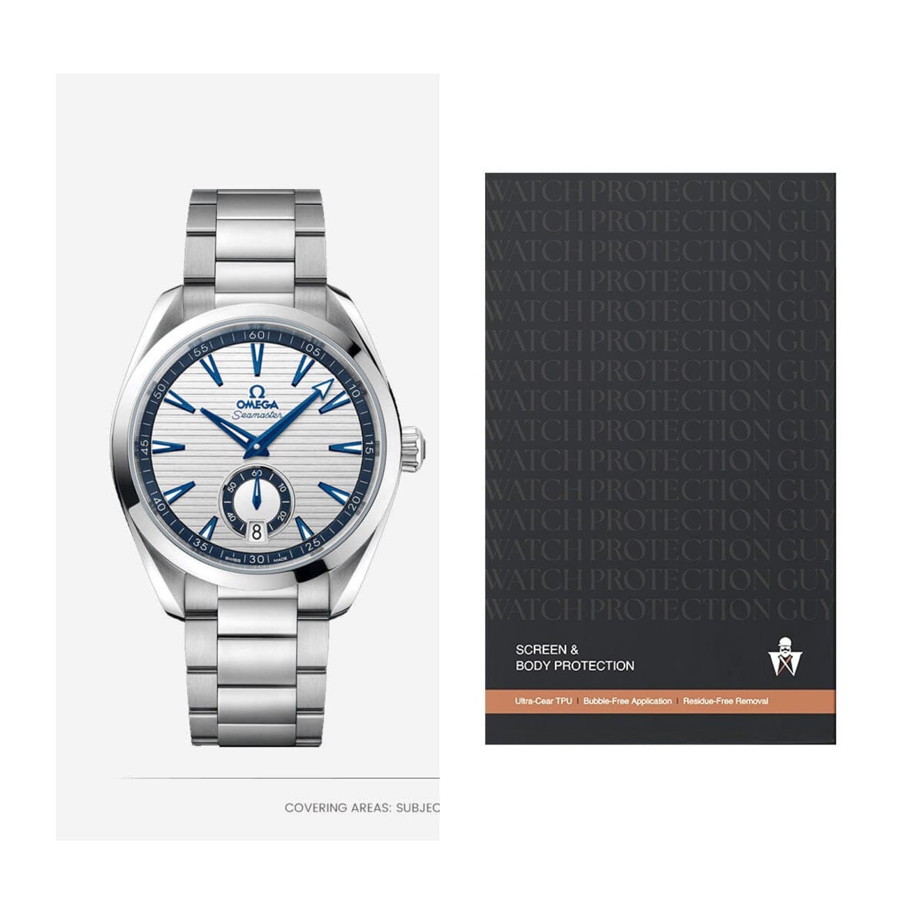 Omega Seamaster 41 220.10.41.21.02.004, protection film kit