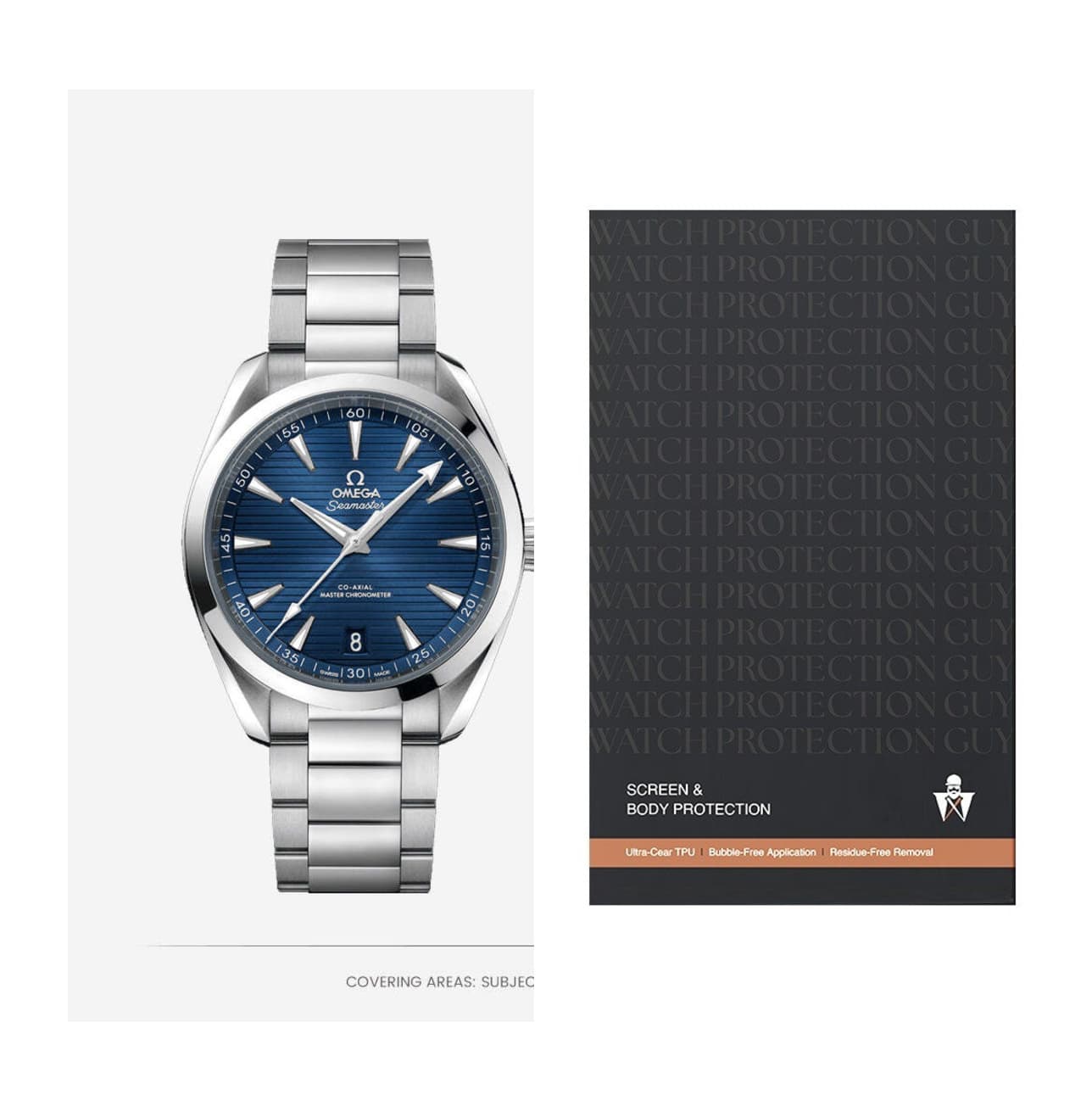 Omega Seamaster 41 220.10.41.21.03.004, protection film kit