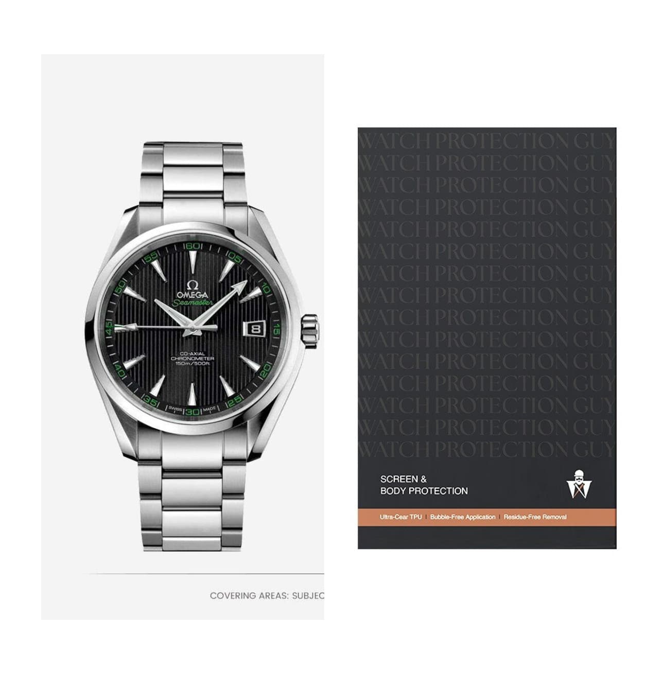 Omega Seamaster 41.5 231.10.42.21.01.001, protection film kit