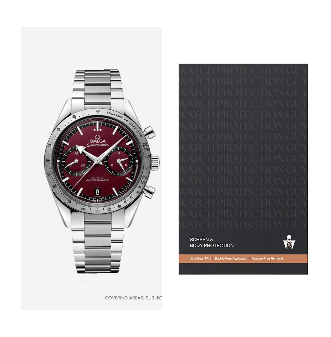Omega Speedmaster 40.5 332.10.41.51.11.001, protection film kit