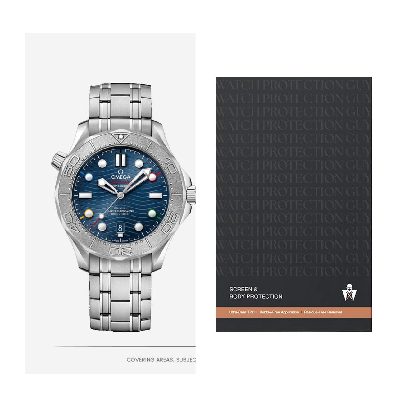 Omega Seamaster 42 522.30.42.20.03.001, protection film kit