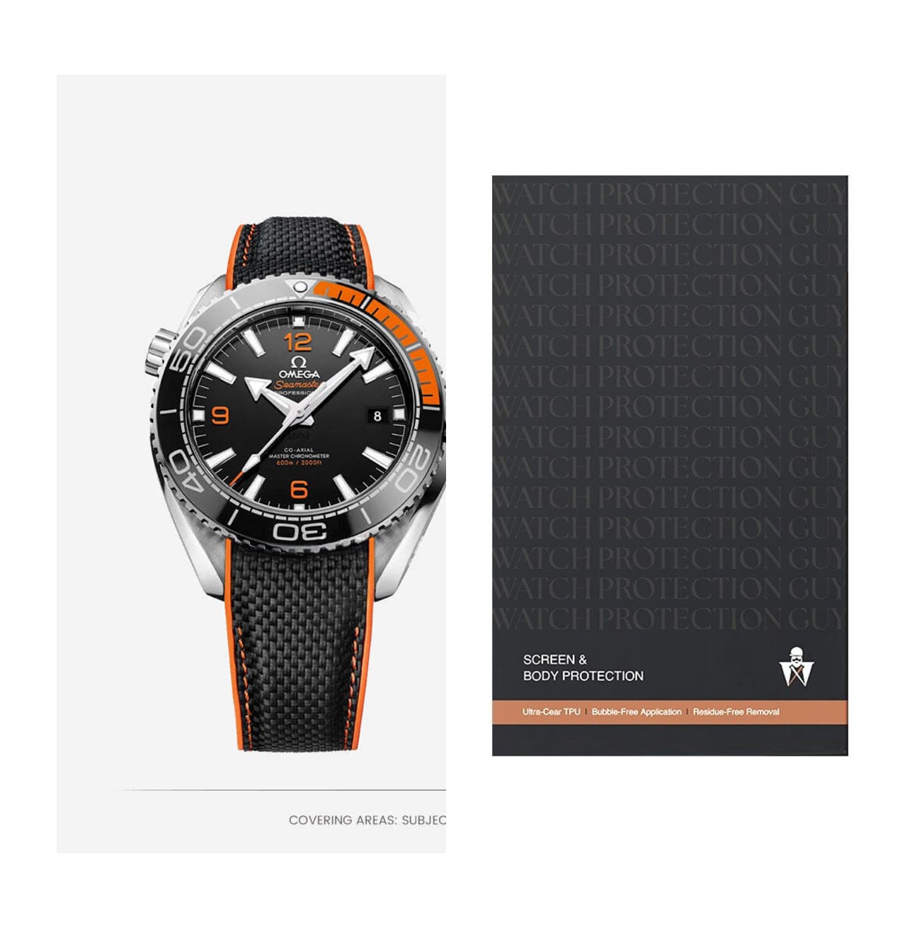 Omega Seamaster 43.5 215.32.44.21.01.001, protection film kit