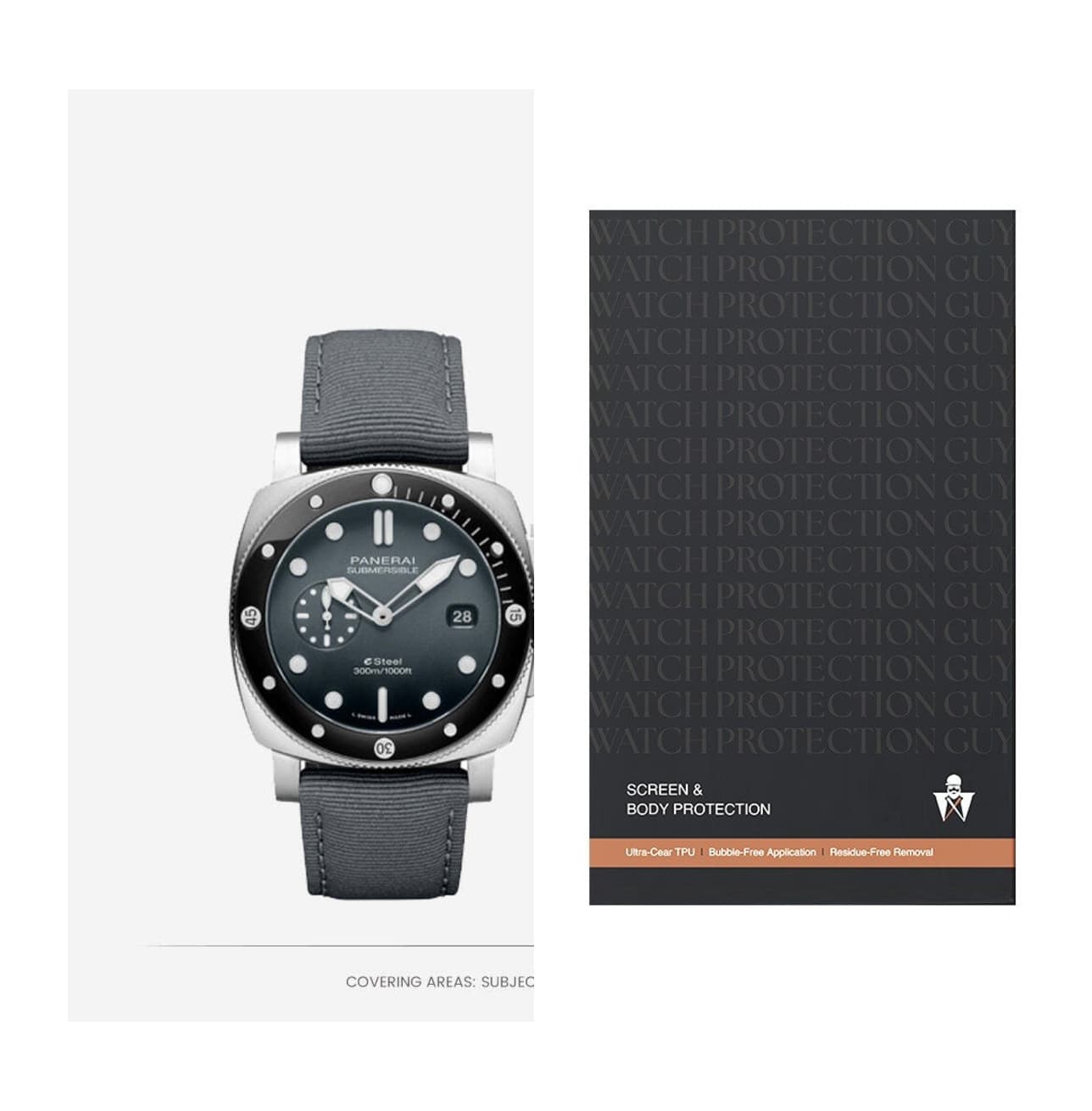 Panerai Submersible 44 PAM01288, protection film kit