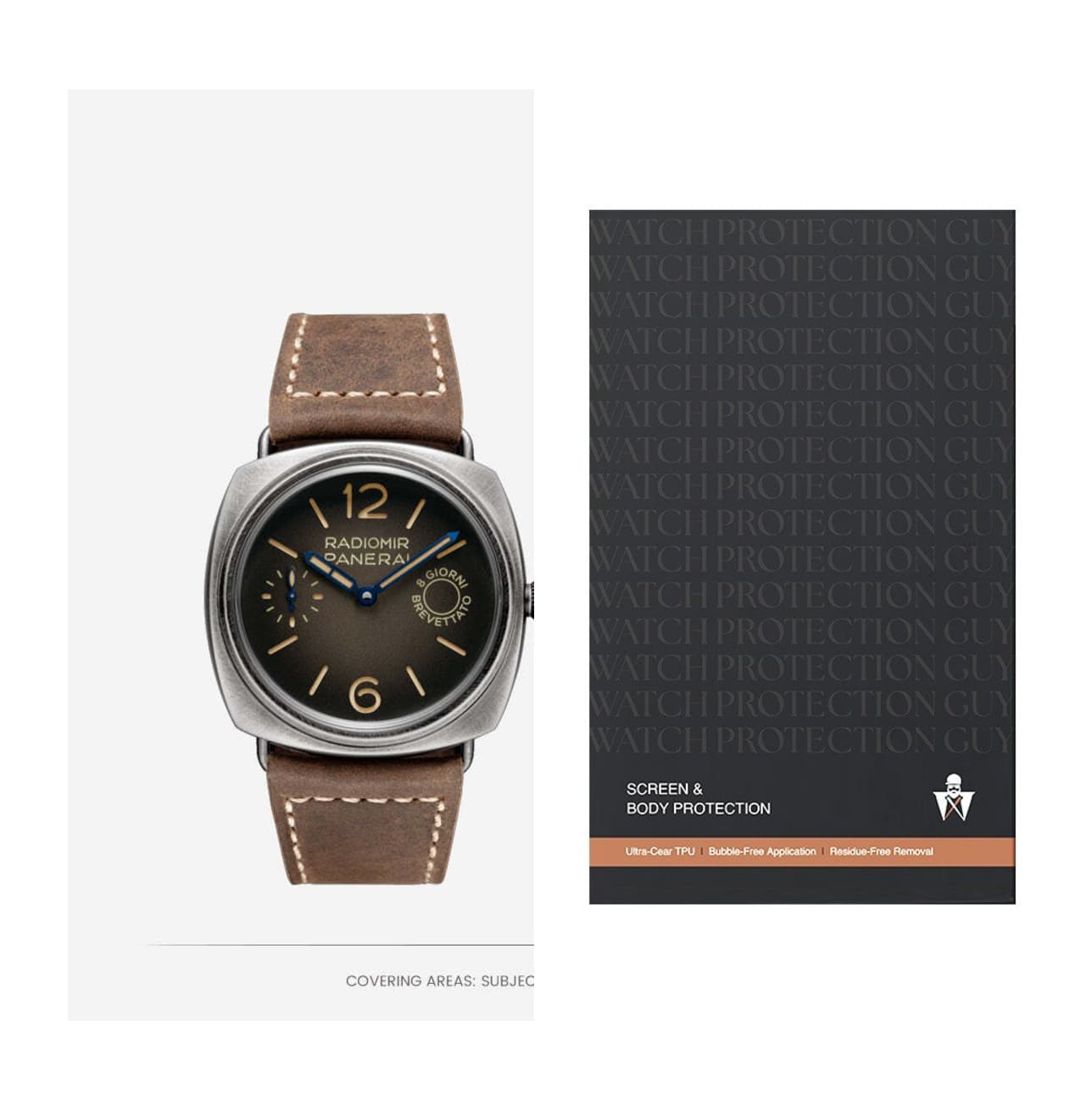 Panerai Radiomir 45 PAM01334, protection film kit