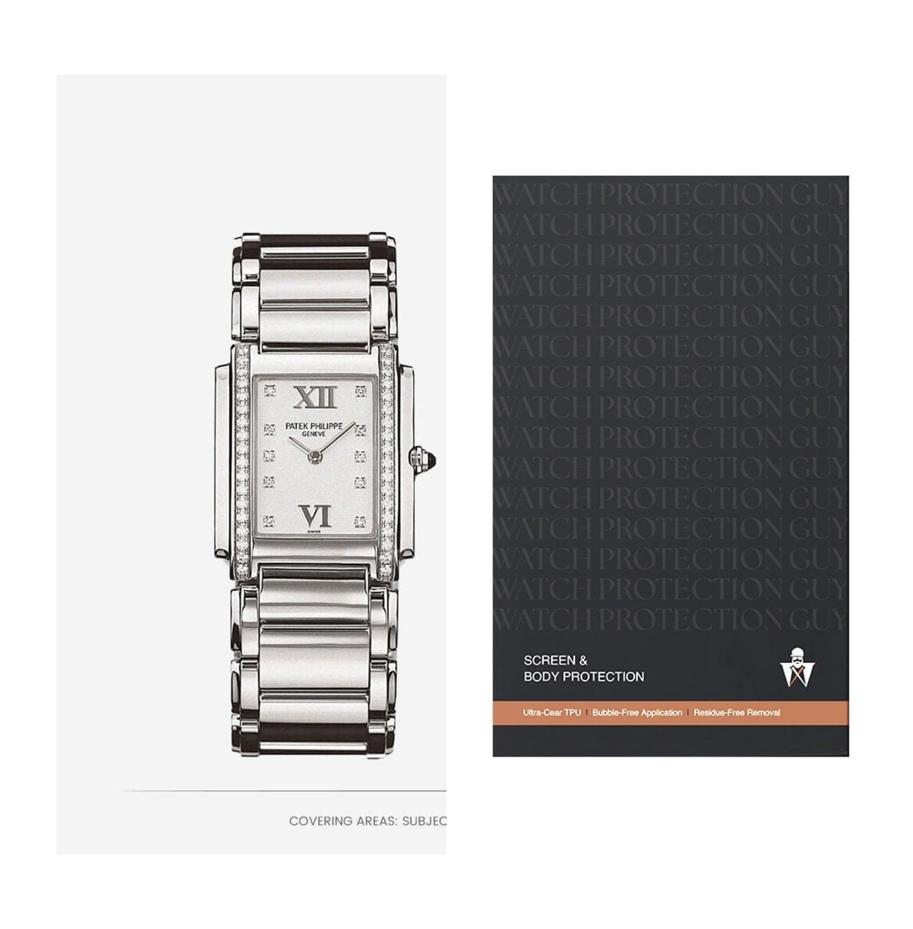 Patek Philippe Twenty~4 25×30 4910/10A-011, protection film kit