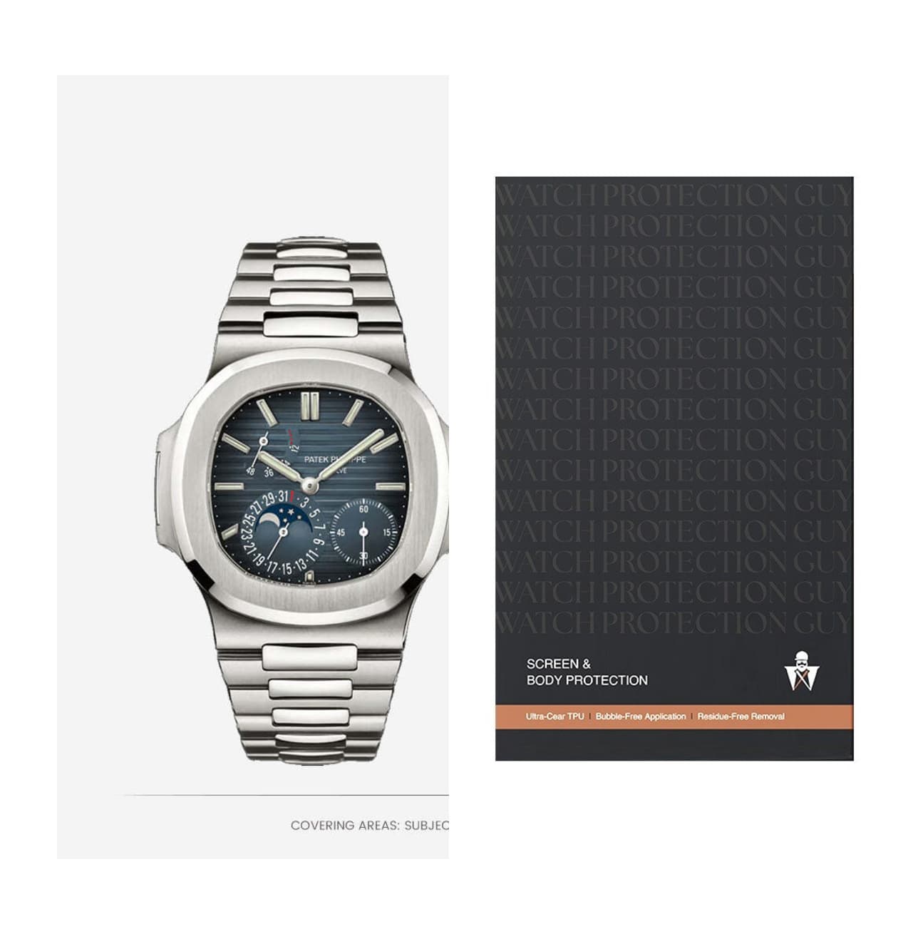 Patek Philippe Nautilus 40 5712/1A-001, protection film kit