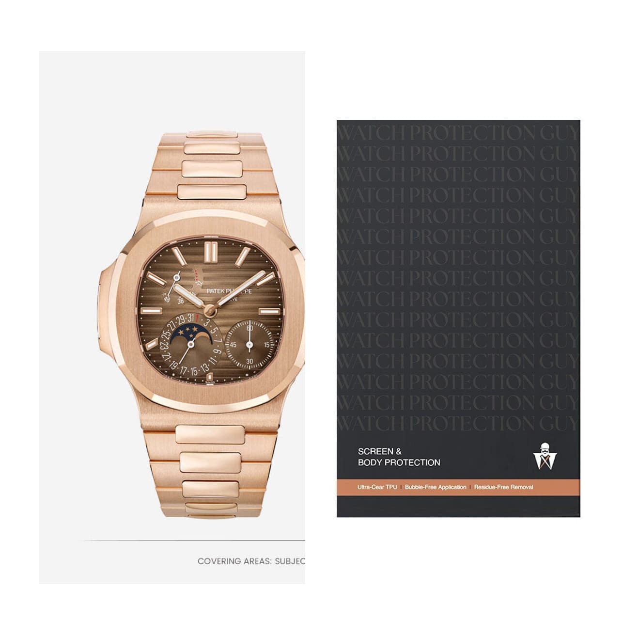Patek Philippe Nautilus 40 5712/1R-001, protection film kit