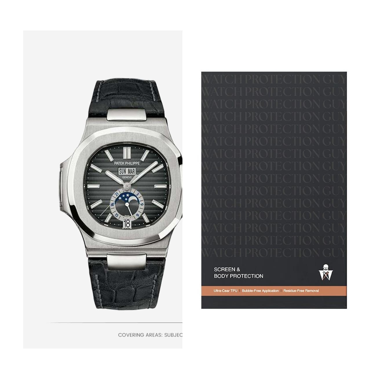 Patek Philippe Nautilus 40.5 5726A-001, protection film kit