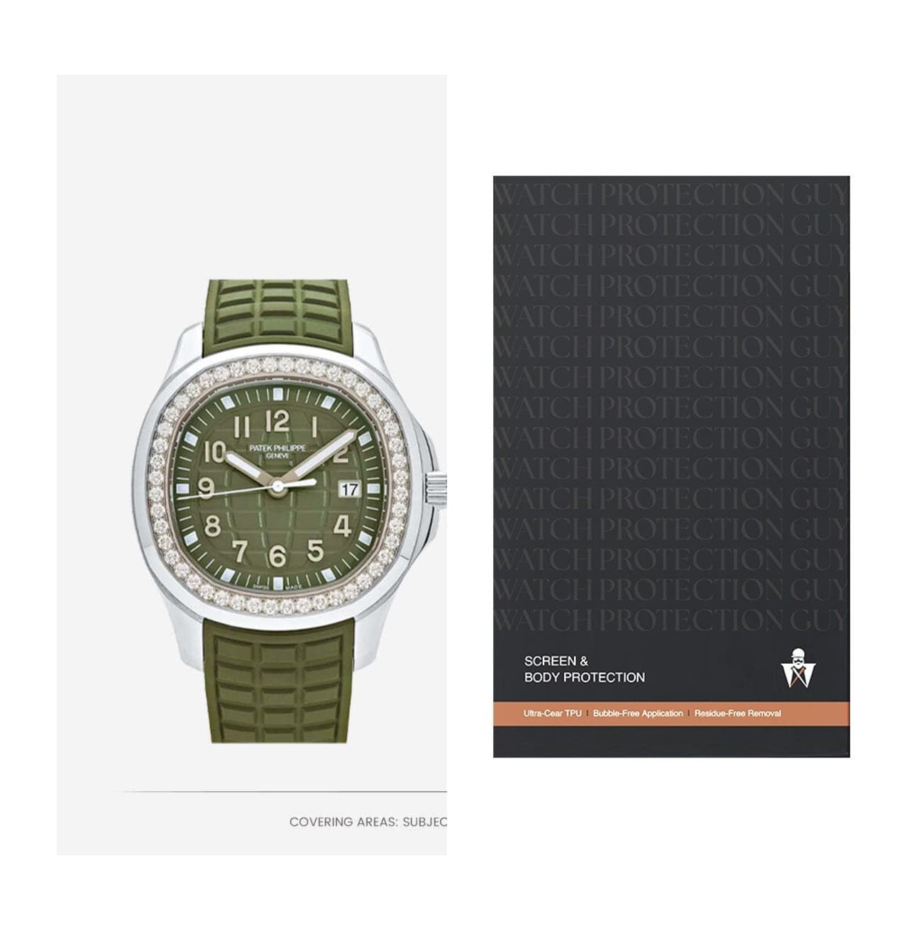 Patek Philippe Aquanaut 38.8 5267/200A-011, protection film kit