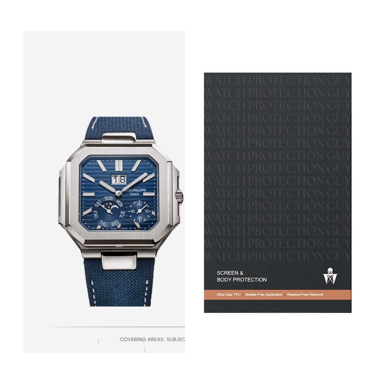 Patek Philippe Cubitus 45 5822P-001, protection film kit