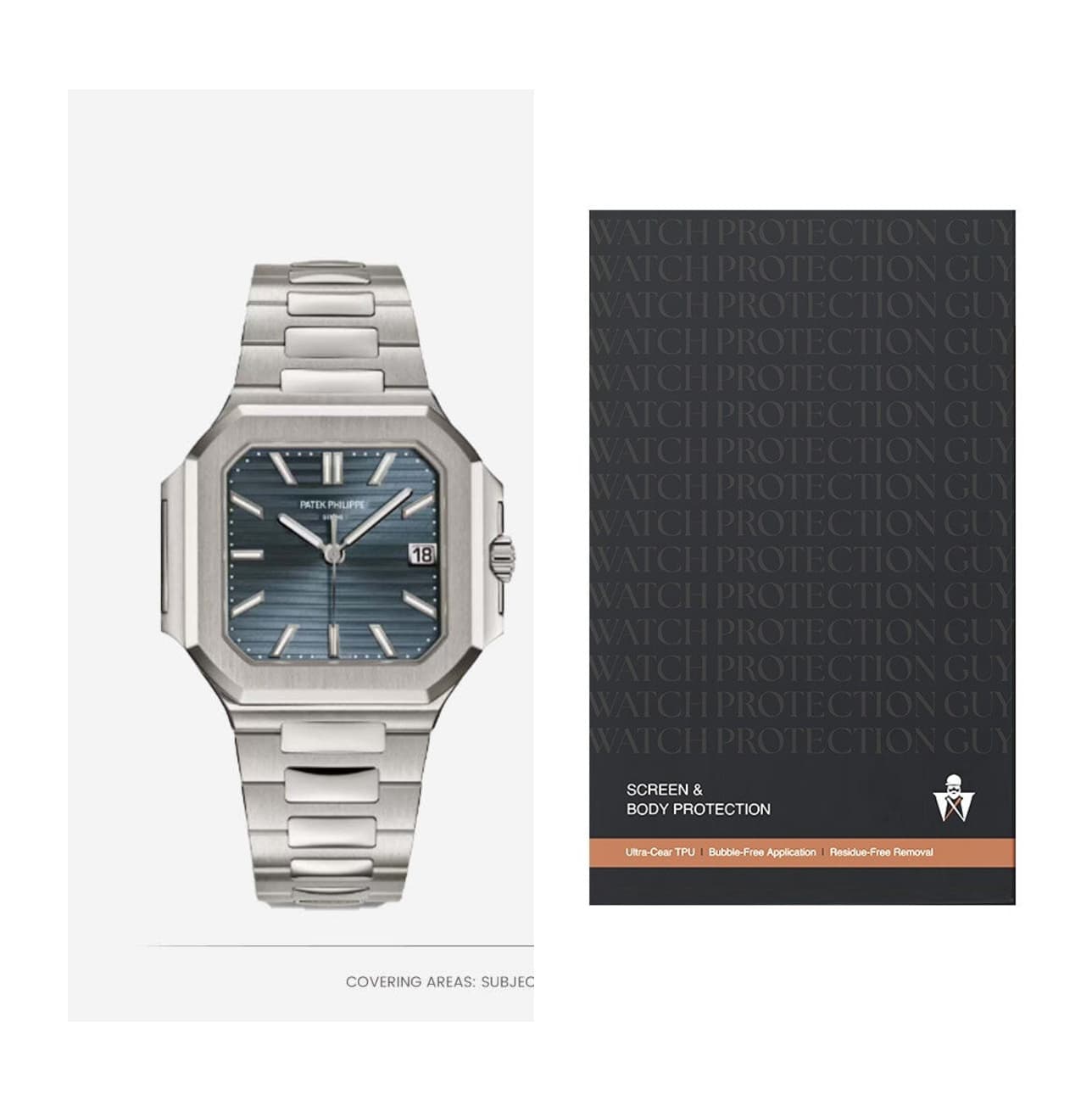 Patek Philippe Cubitus 40 7128/1G-001, protection film kit