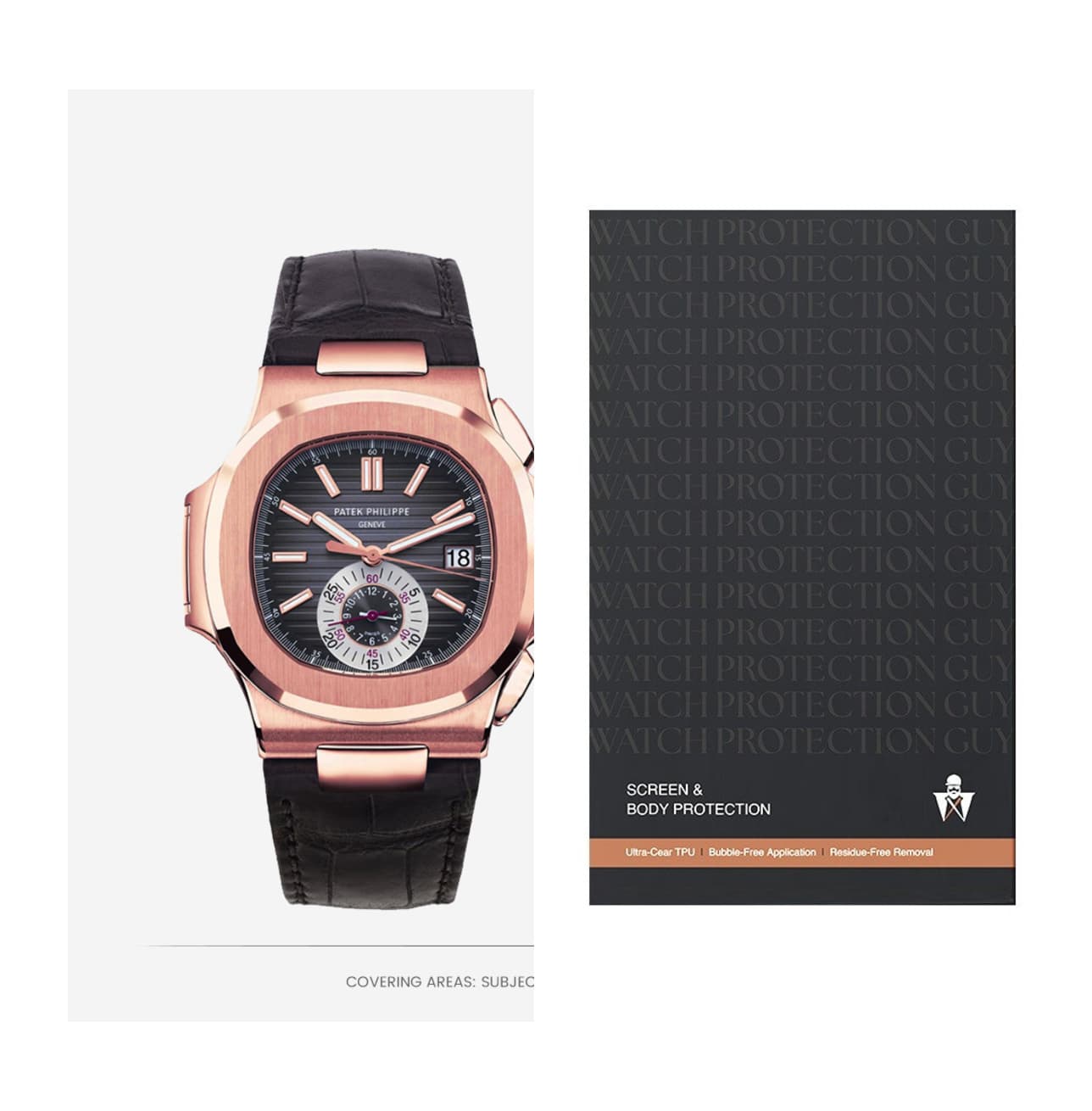 Patek Philippe Nautilus 40.5 5980R-001, protection film kit