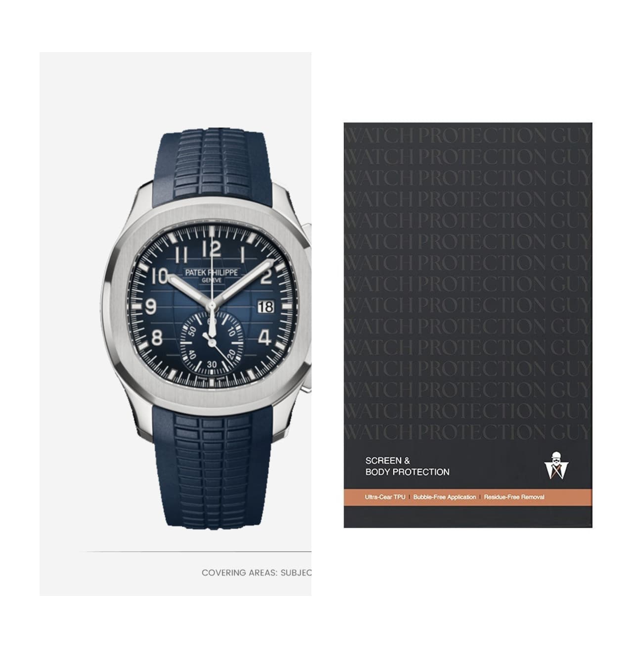 Patek Philippe Nautilus 42 5968G-001, protection film kit