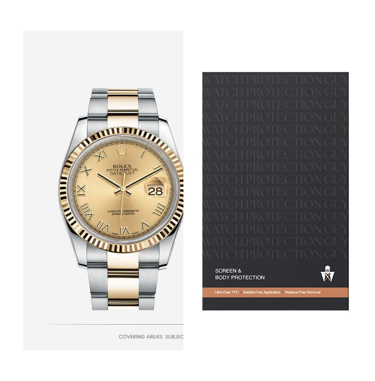 Rolex Datejust 36 116233-0193, protection film kit