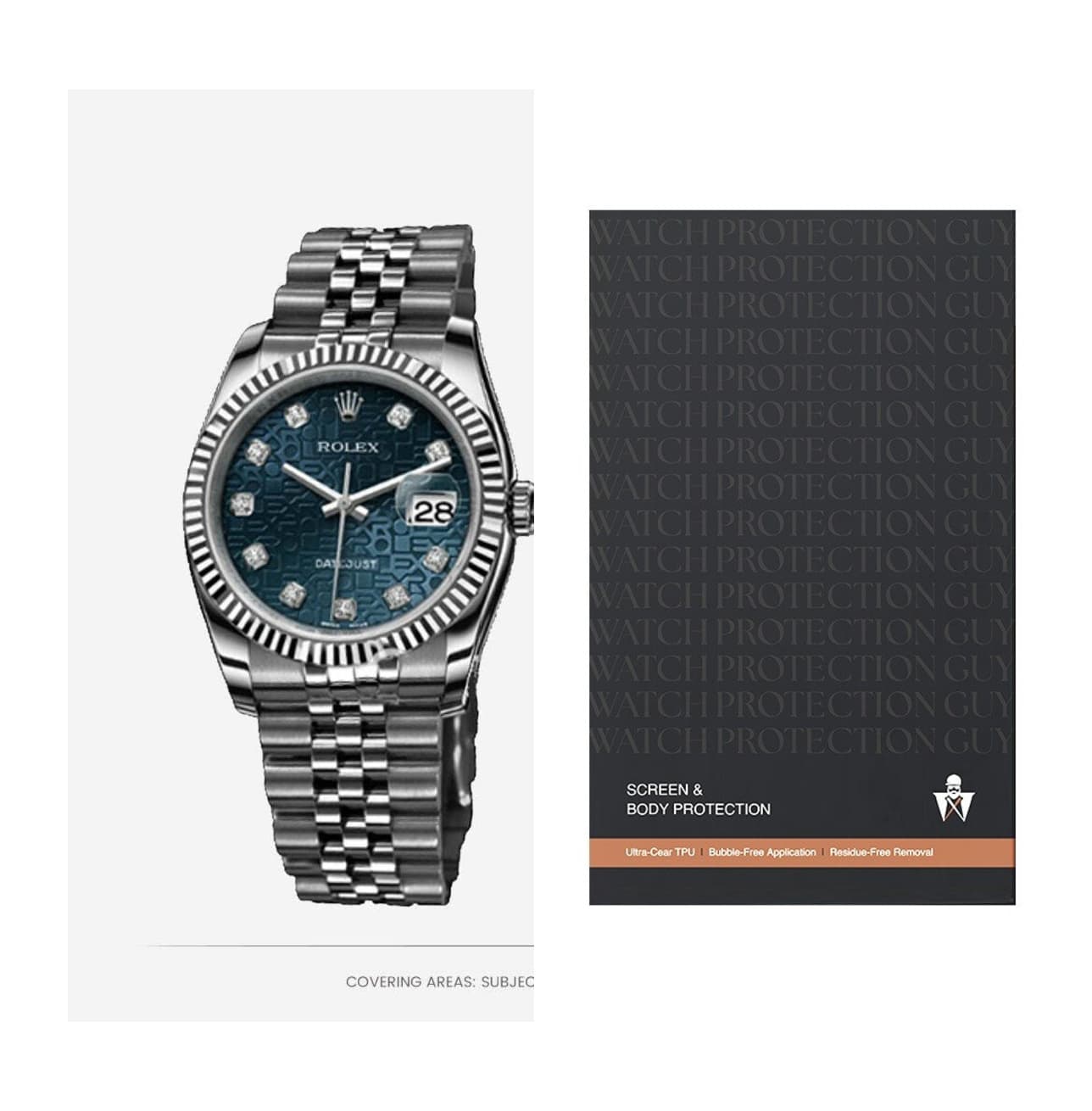 Rolex Datejust 36 116234-63600, protection film kit