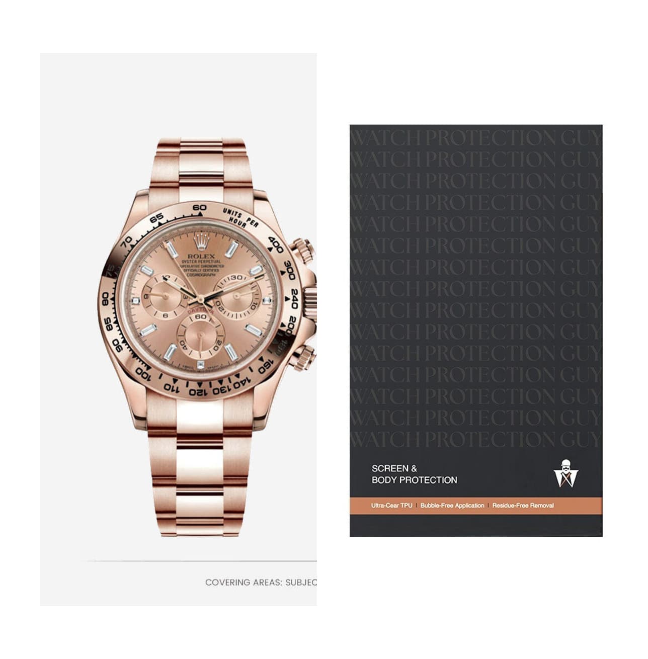 Rolex Daytona 40 116505-0012, protection film kit