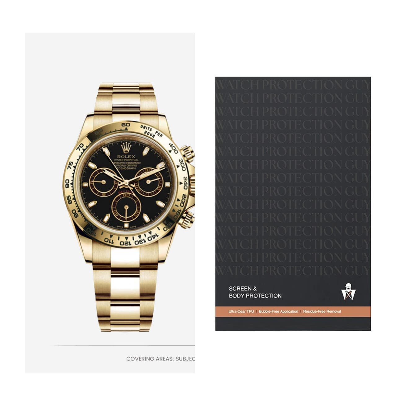 Rolex Daytona 40 116508-0004, protection film kit